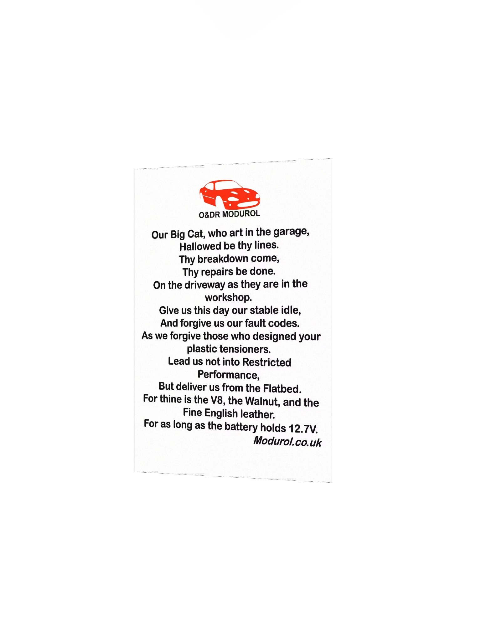 Modurol Premier Contributor - Big Cat Prayer Poster product image (2)