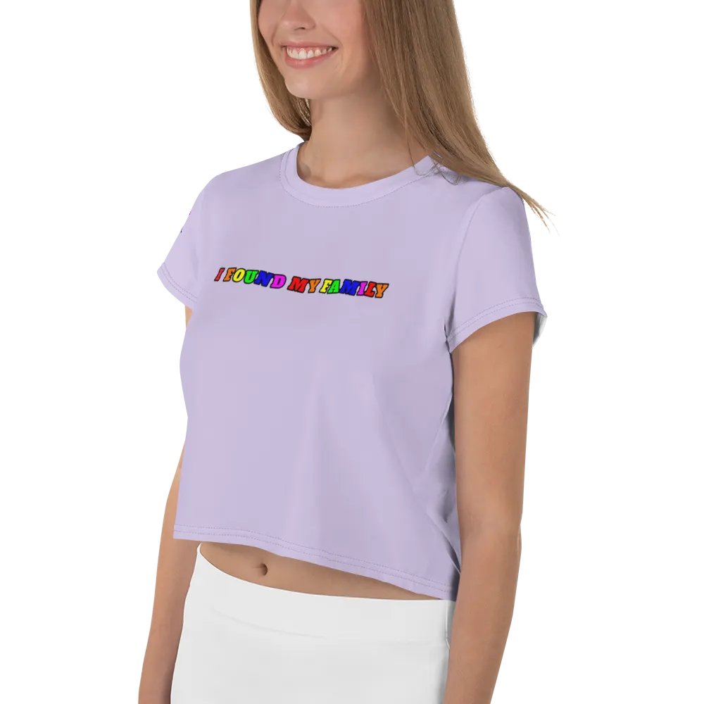 I Found My Family Crop Top product image (2)