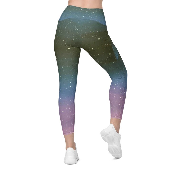 Beyond the Stars All-Over Print Leggings with Pockets product image (2)