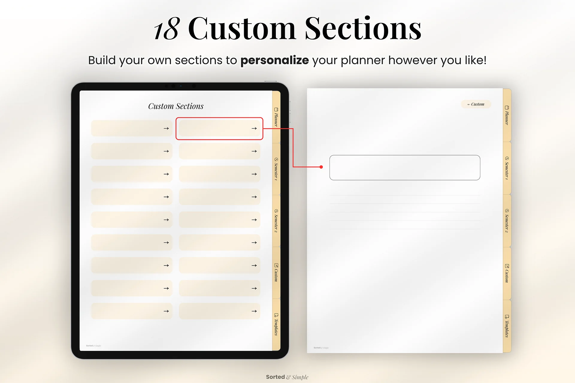 2026/2027 Student Planner - Soft Yellow product image (7)