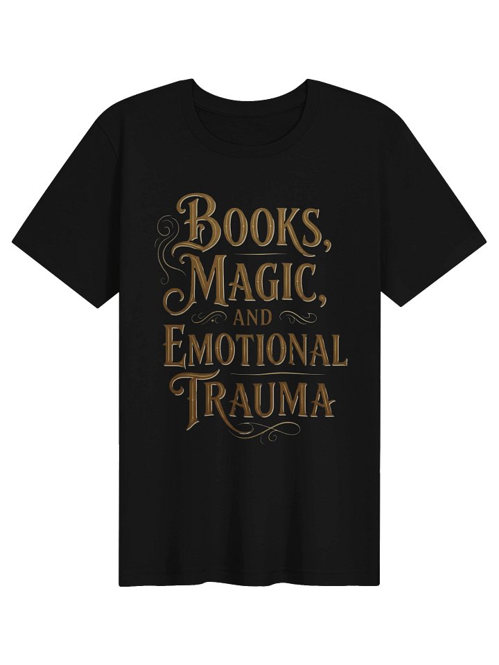 The "Emotional Damage" Club Premium Graphic Tee | Books, Magic, & Emotional Trauma product image (1)
