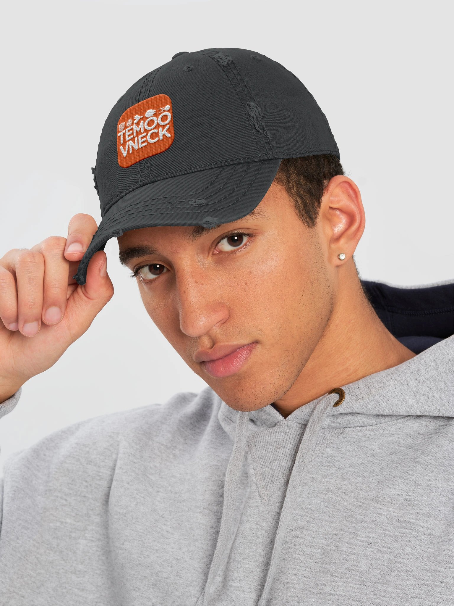 Temoo Vneck - Distressed Dad Cap product image (5)