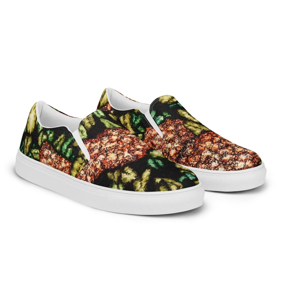 HYDRANGEAS V men's slip-on canvas shoes product image (10)