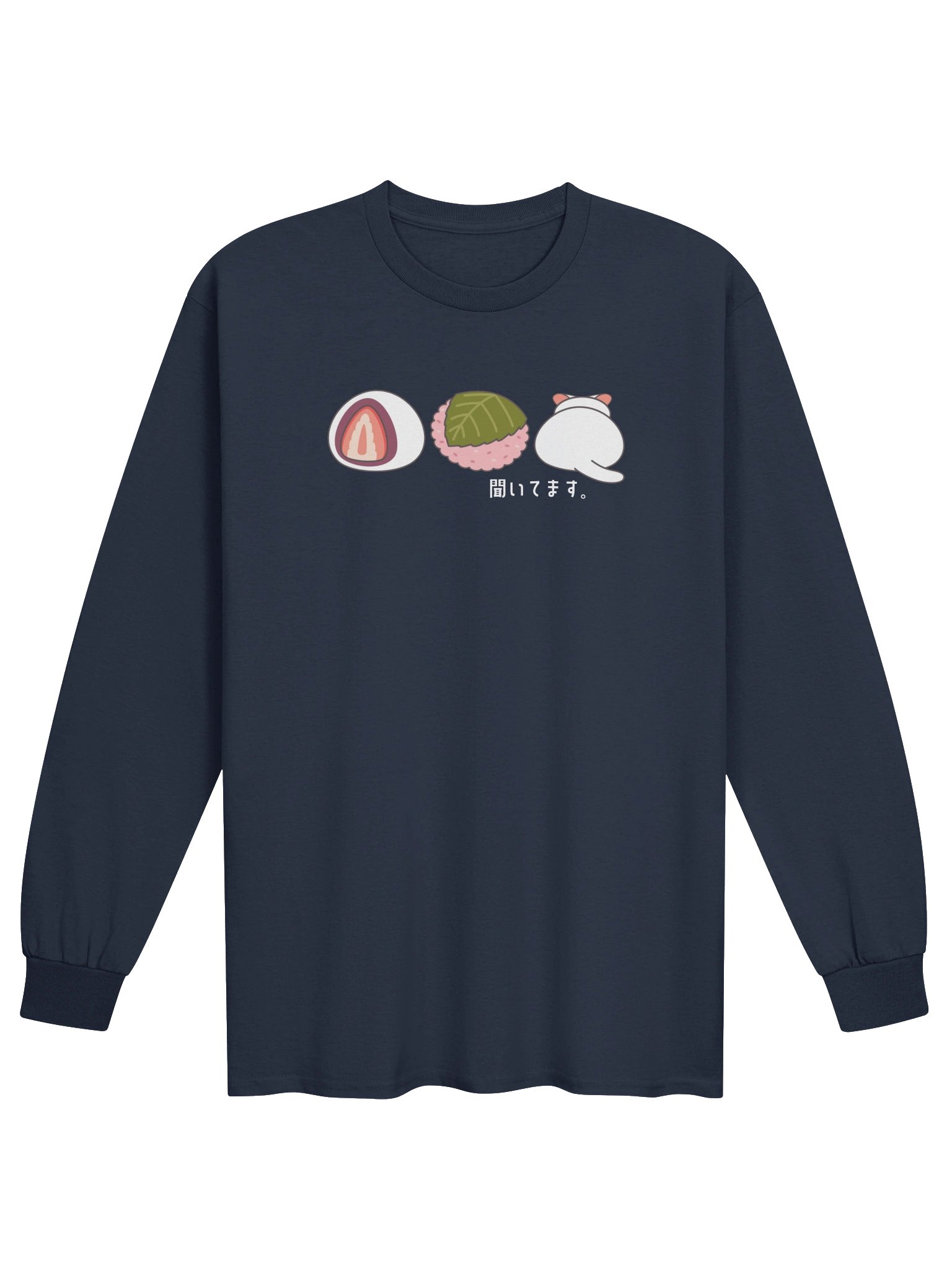 Daifuku Mochi Cat - Unisex Adult Long Sleeve T-shirt product image (1)