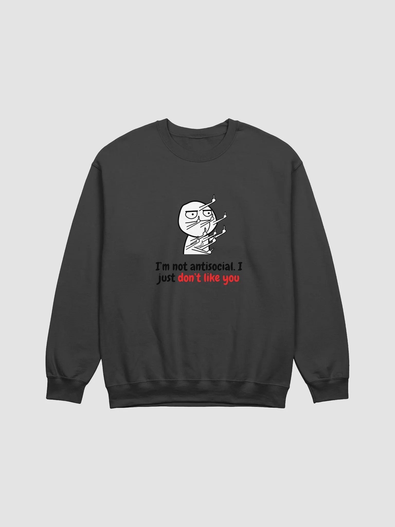 Middle finger meme Sweatshirt product image (2)