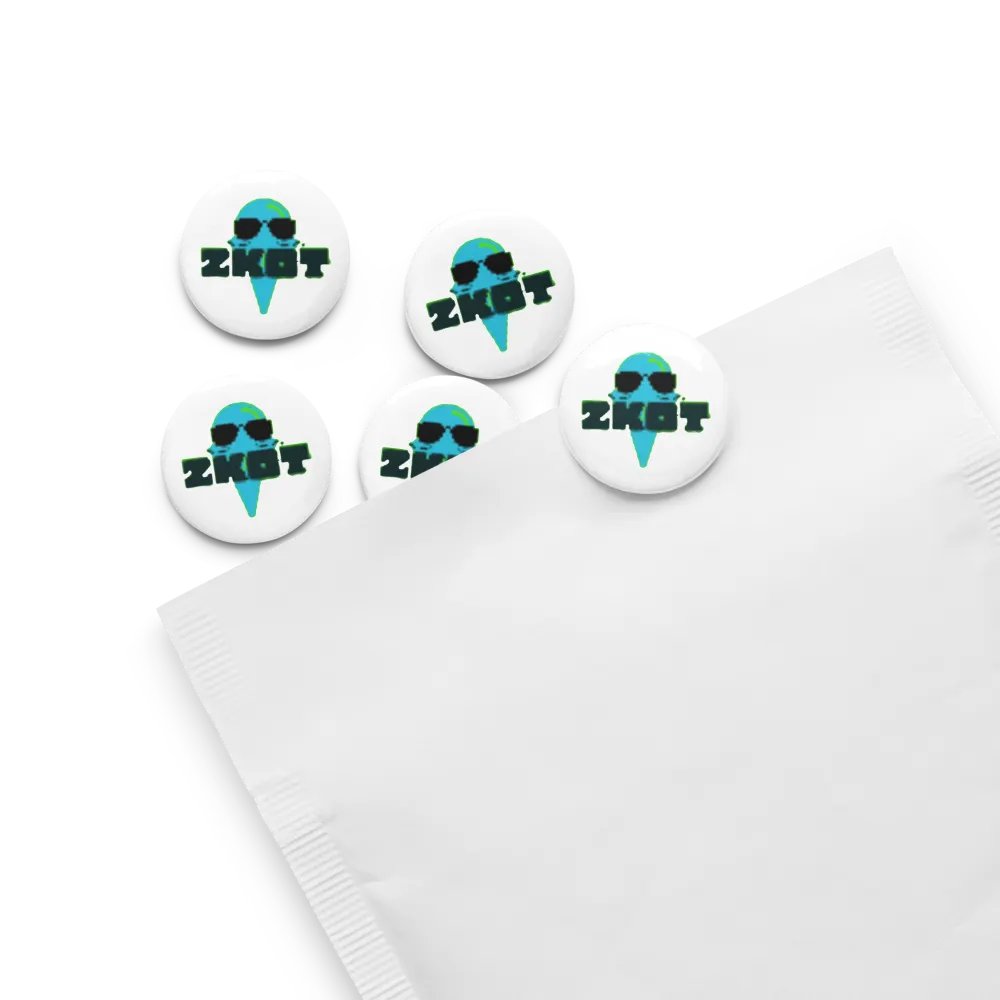ZKOT Pin Buttons Set of 5 - Show Your Support with Style - Accessories product image (4)