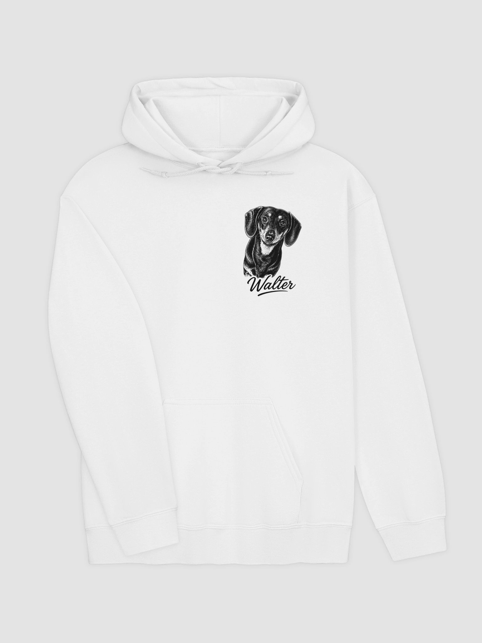 Walter Dachshund Line Art Hoodie product image (19)