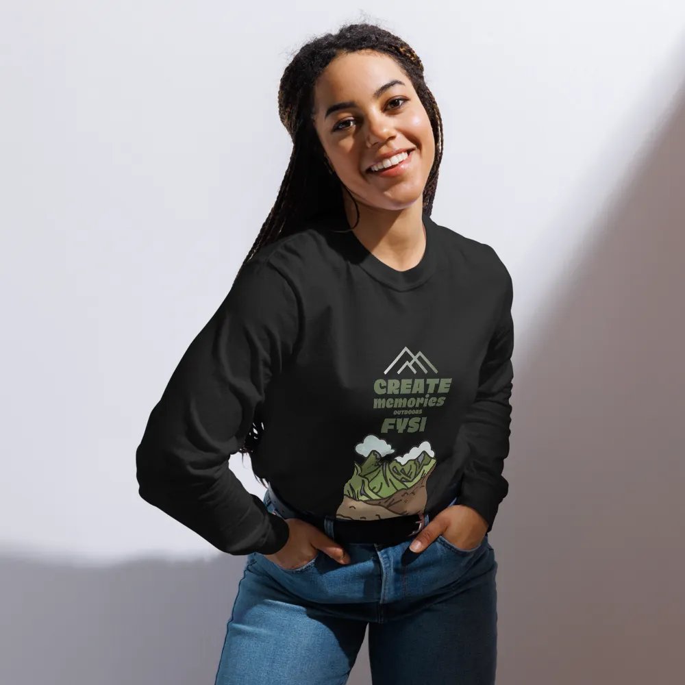 Memories Outdoors Organic Long Sleeve t-shirt product image (5)