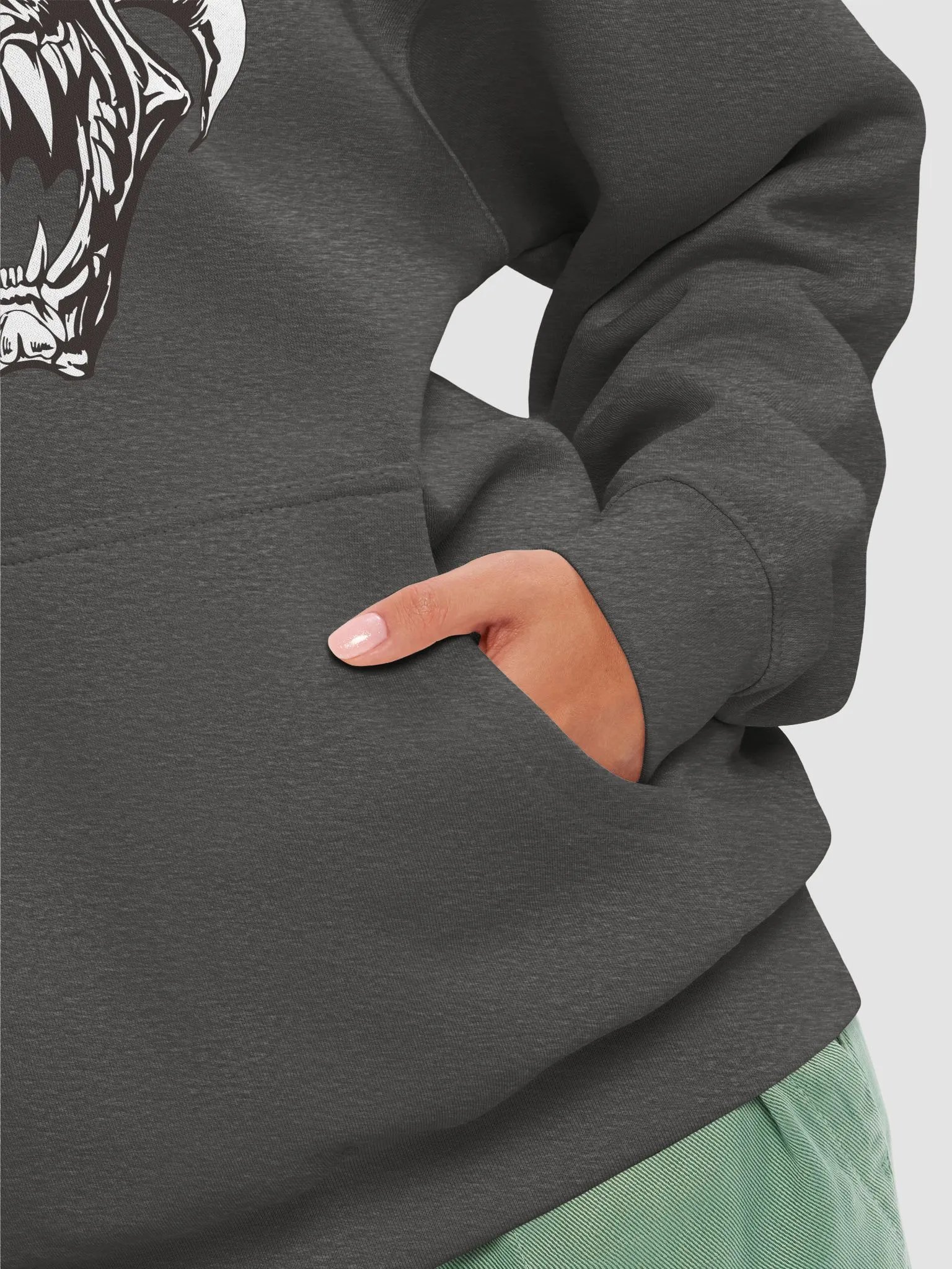 Menacing Skull Hoodie product image (8)