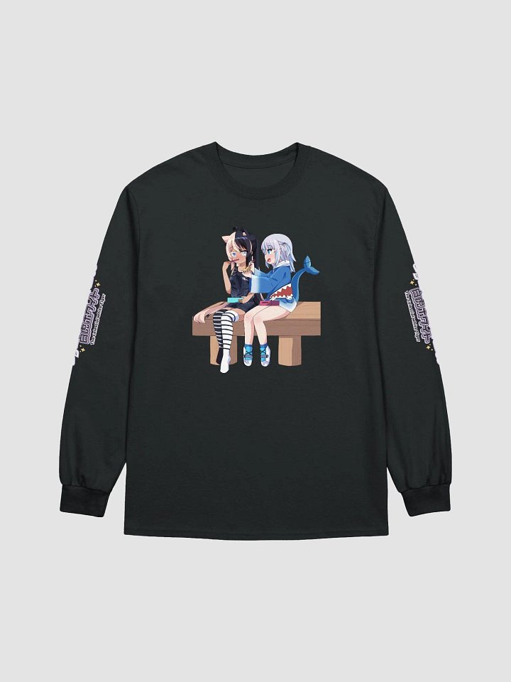 Cotton Long Sleeve T-Shirt (Unisex) - Byakko x Gura Edition product image (8)