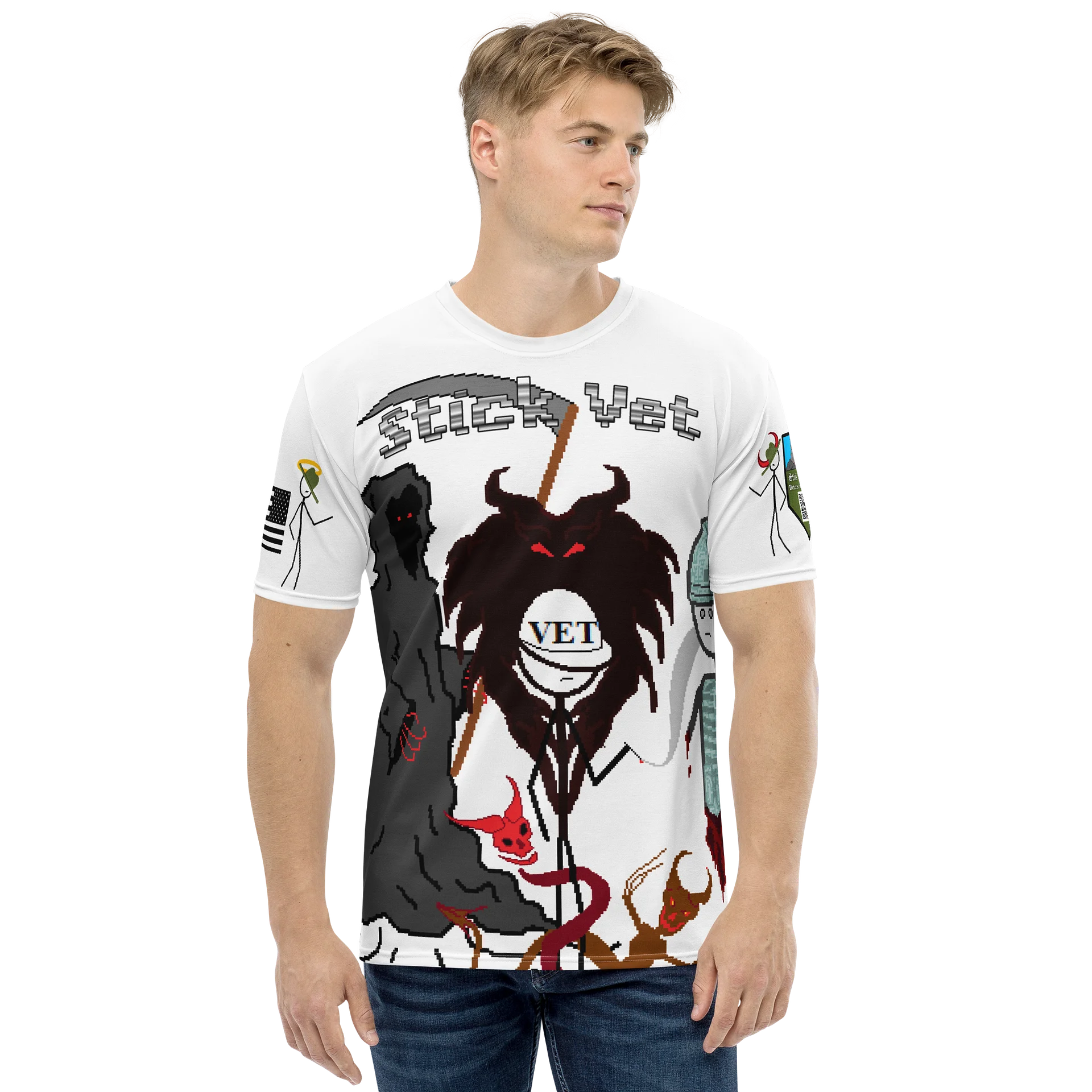 Stick Vet Comics Athletic Shirt product image (3)