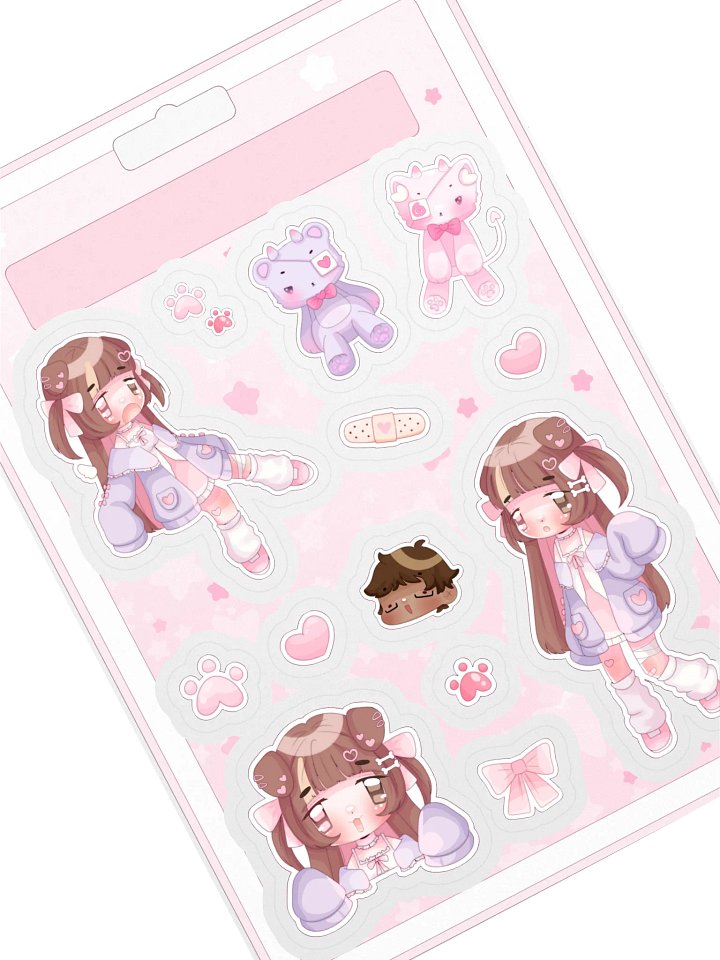 ♡ cutie sticker sheet 2 ♡ product image (1)