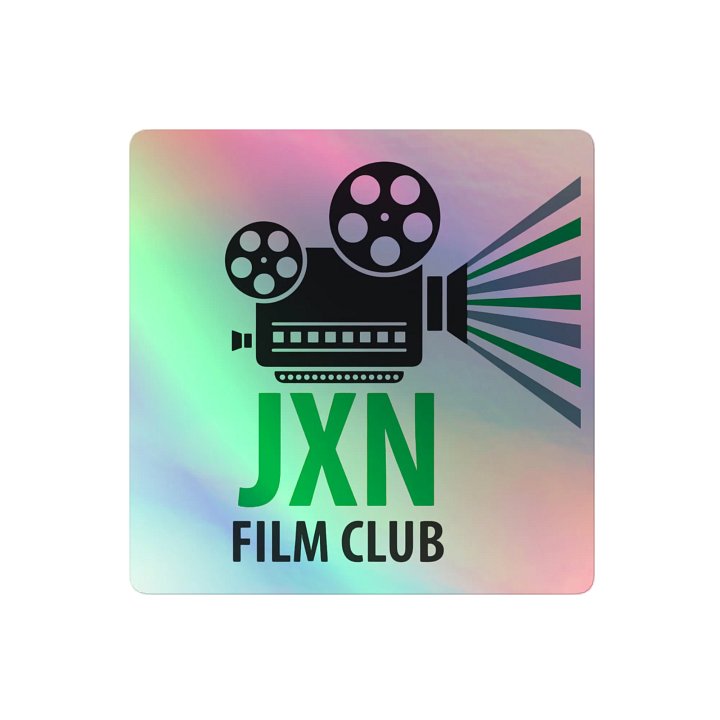 JXN Film Club Holographic Sticker (Green & Gray) product image (2)