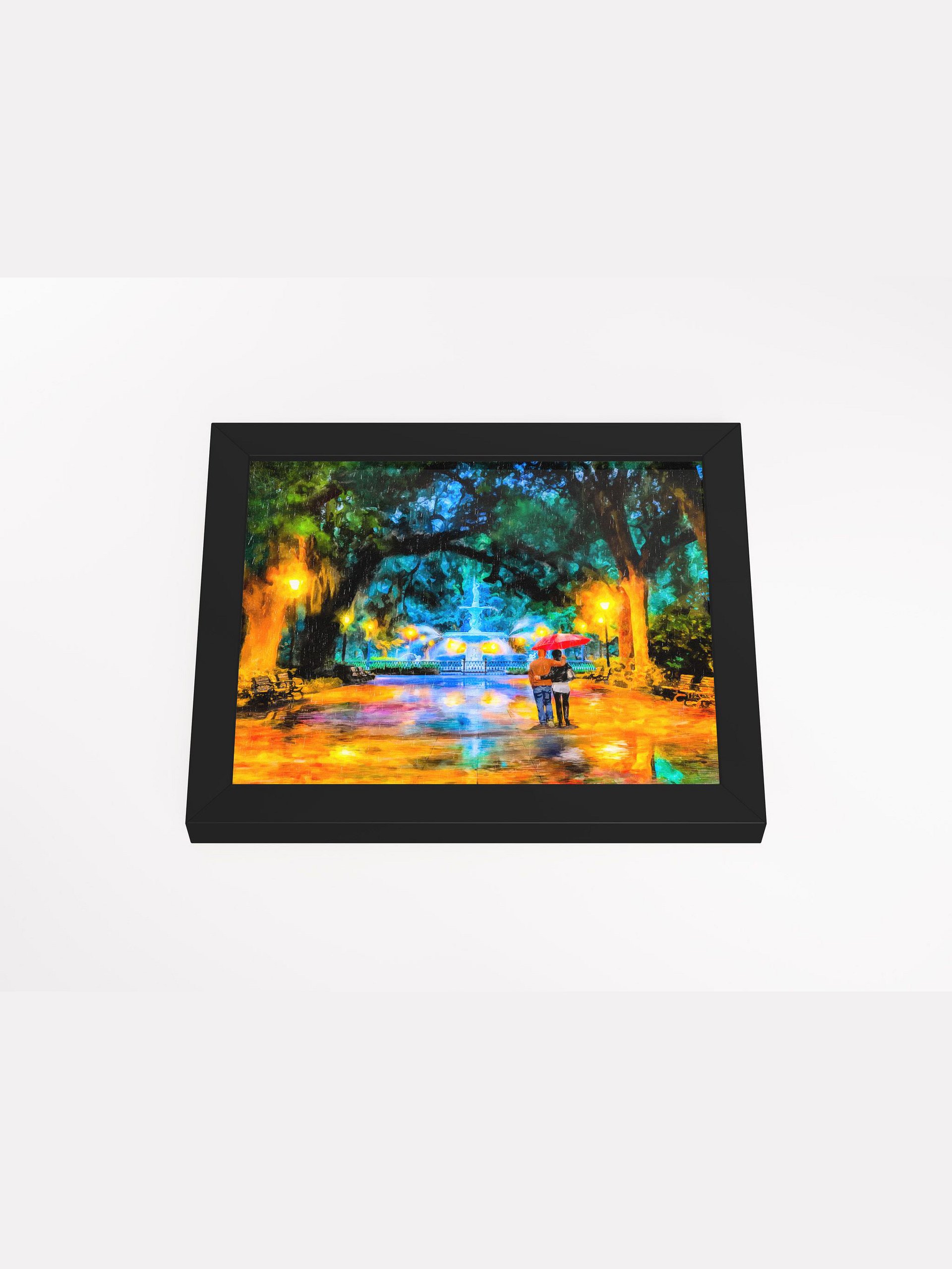 Forsyth Park – Savannah Fountain Studio Framed Print product image (3)