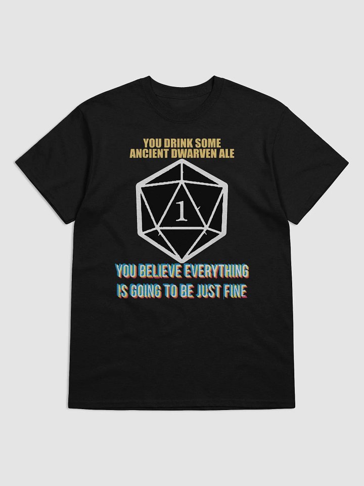 Ancient Dwarven Ale D20 T-Shirt product image (1)