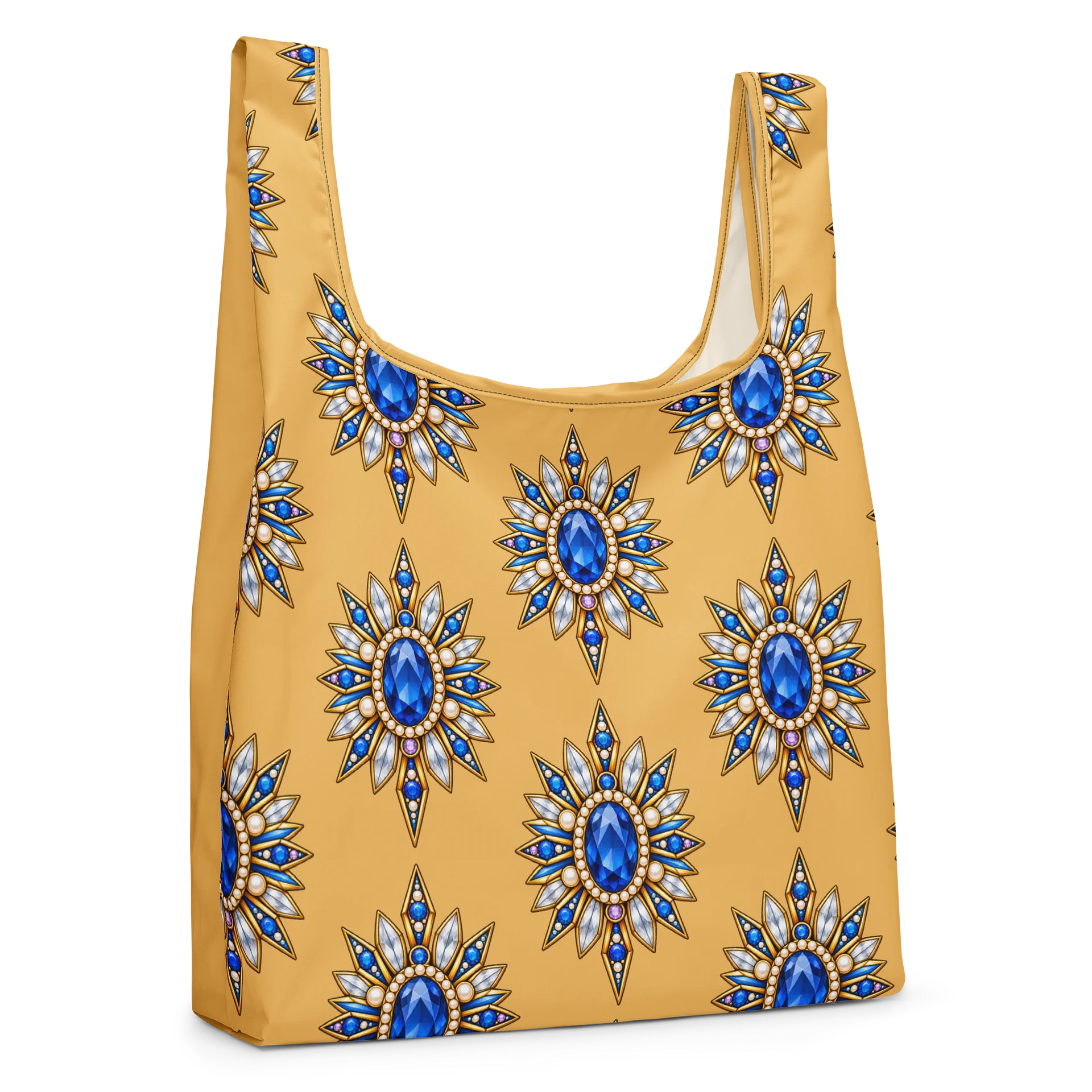 Blue Jewel Brooch Tote product image (4)