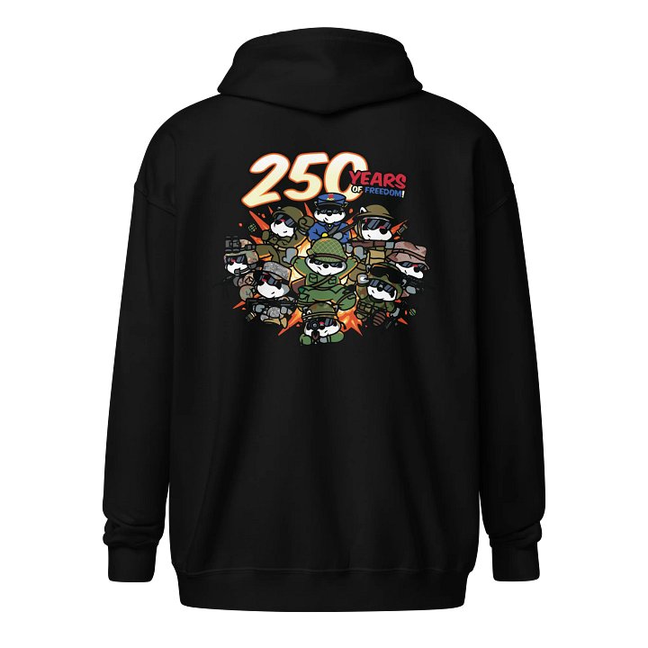 250 Years Of Freedom Zipper Hoodie product image (2)