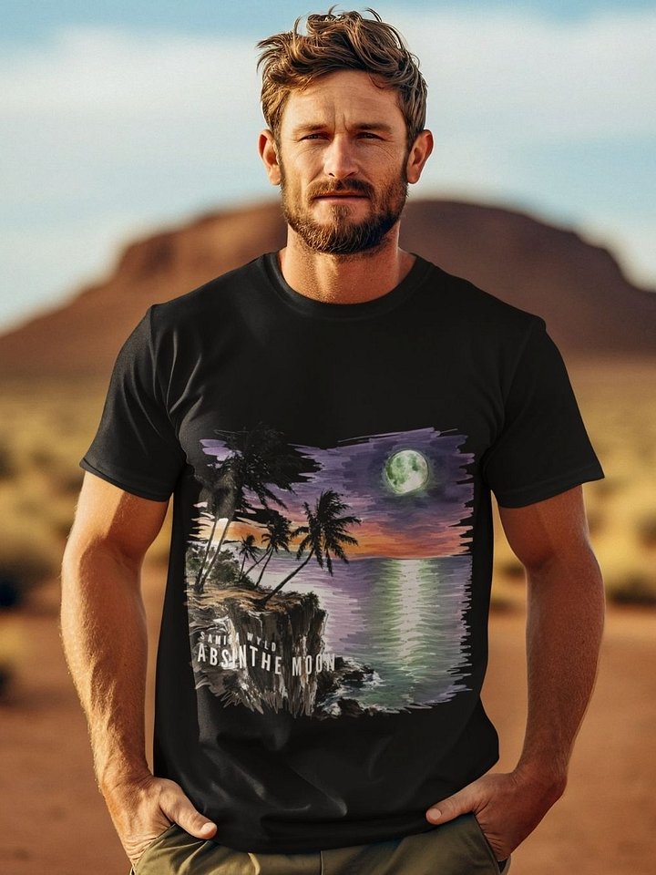 Absinthe Moon Sketch Edition Unisex T Shirt (Official Artist Merch) product image (1)