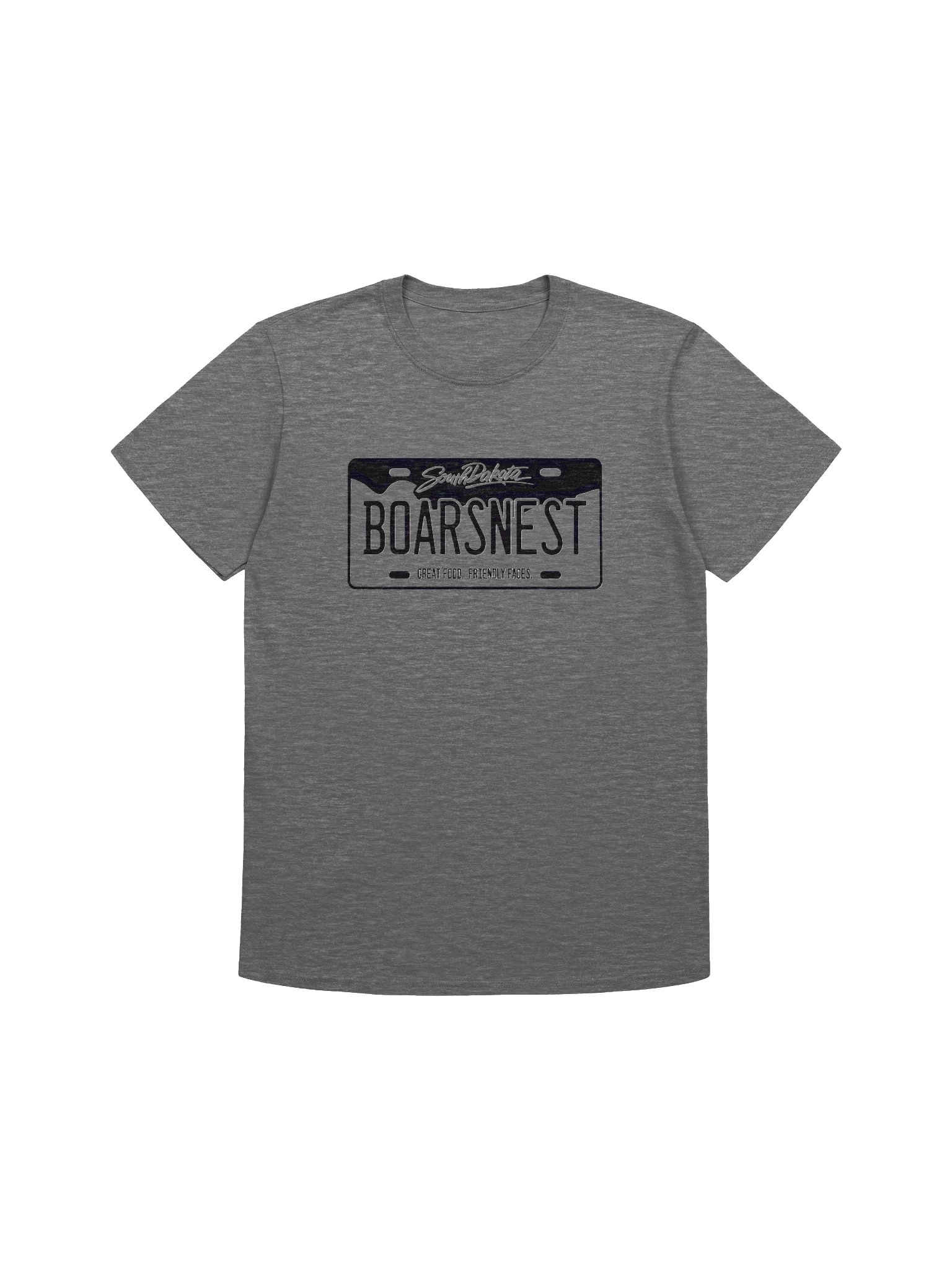 South Dakota Boar's Nest License Plate T-Shirt product image (4)