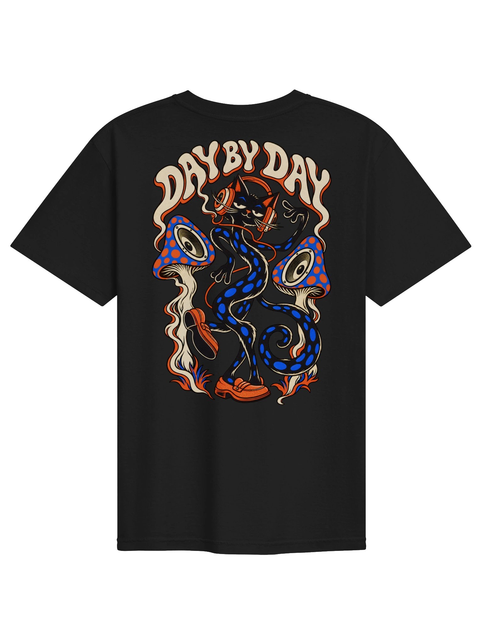 DAY BY DAY — Groove Cat T-Shirt product image (2)