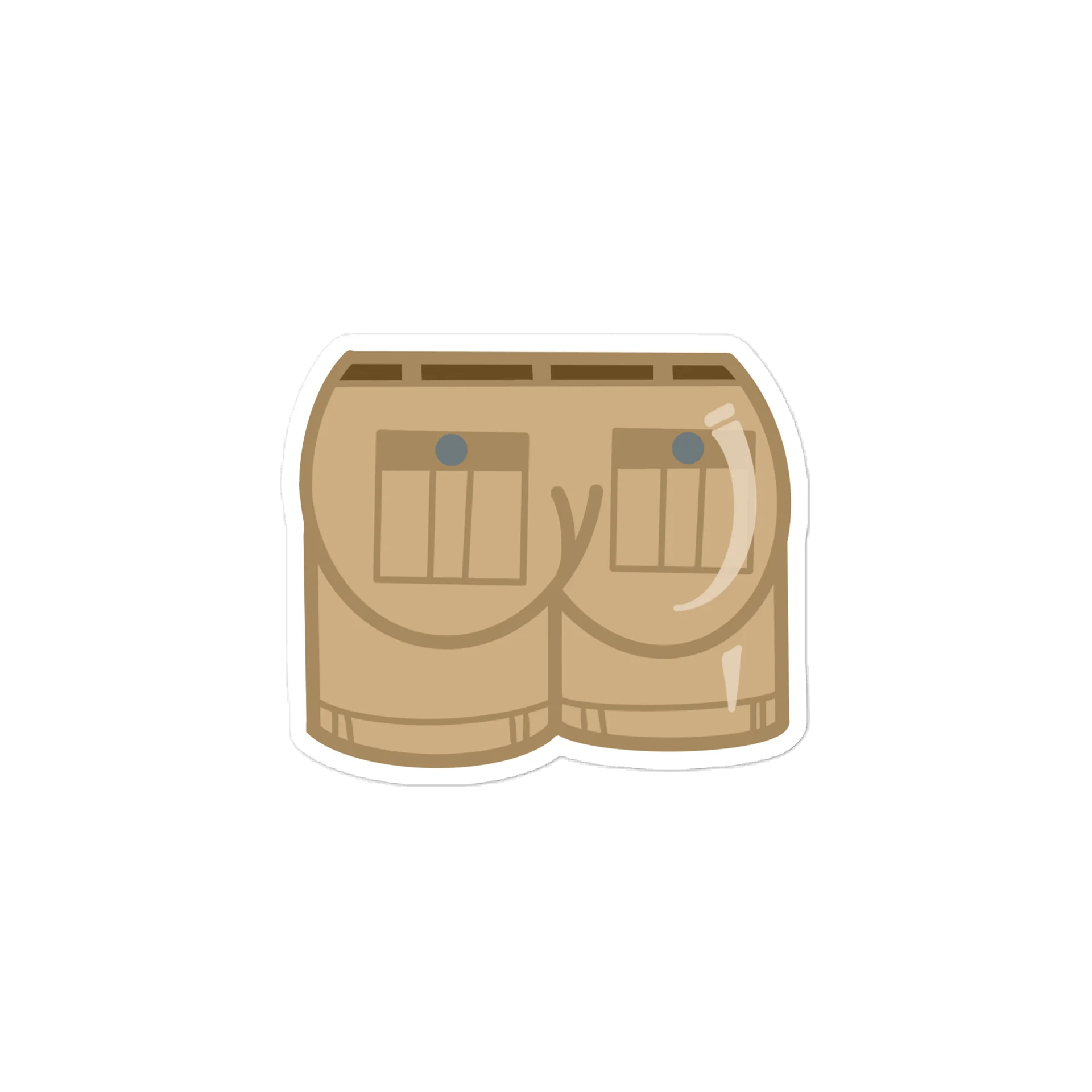 Khaki Cheek Sticker product image (1)