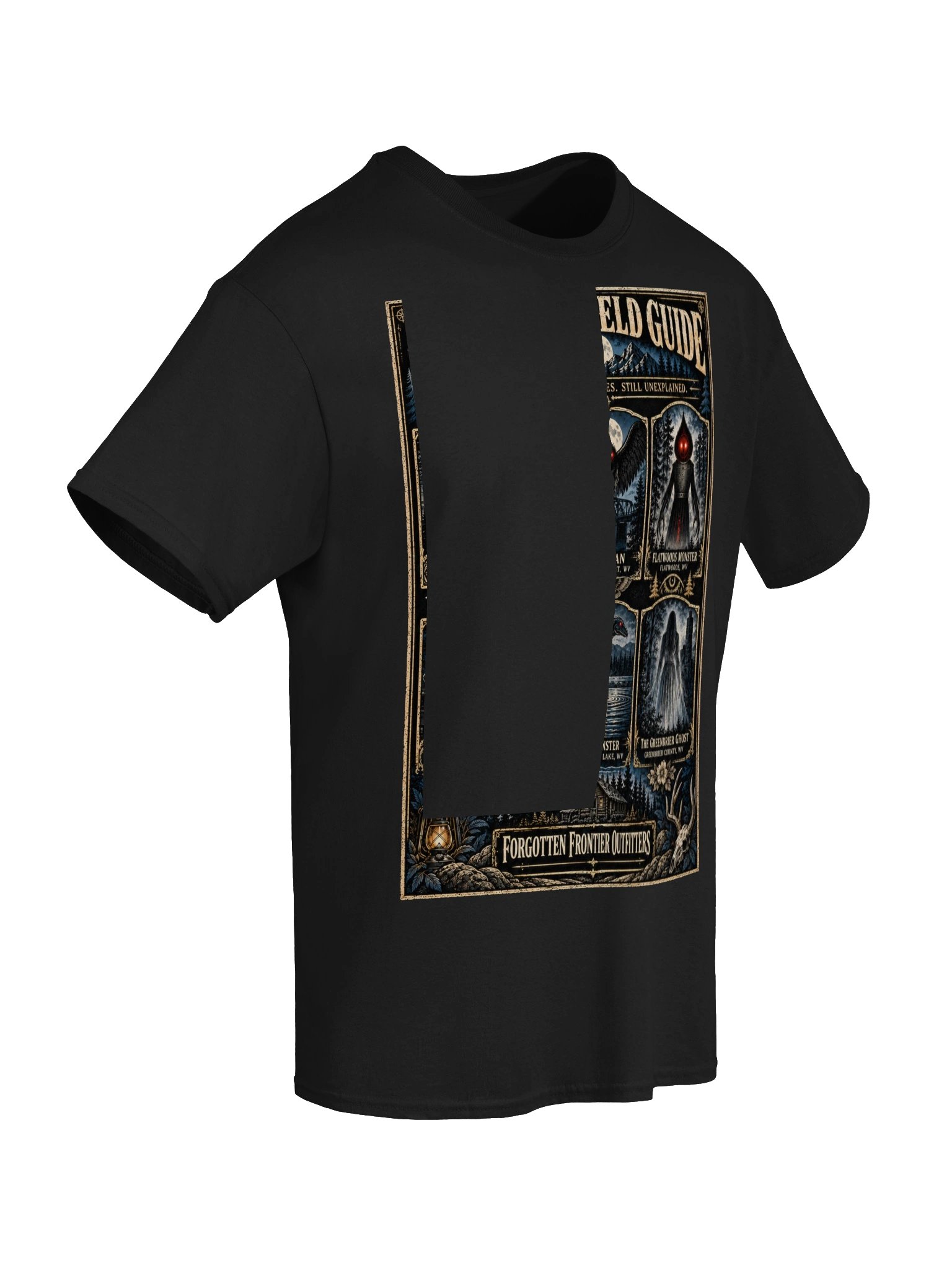 Cryptid Field Guide T-Shirt – Bigfoot, Mothman & Appalachian Legends Tee product image (7)