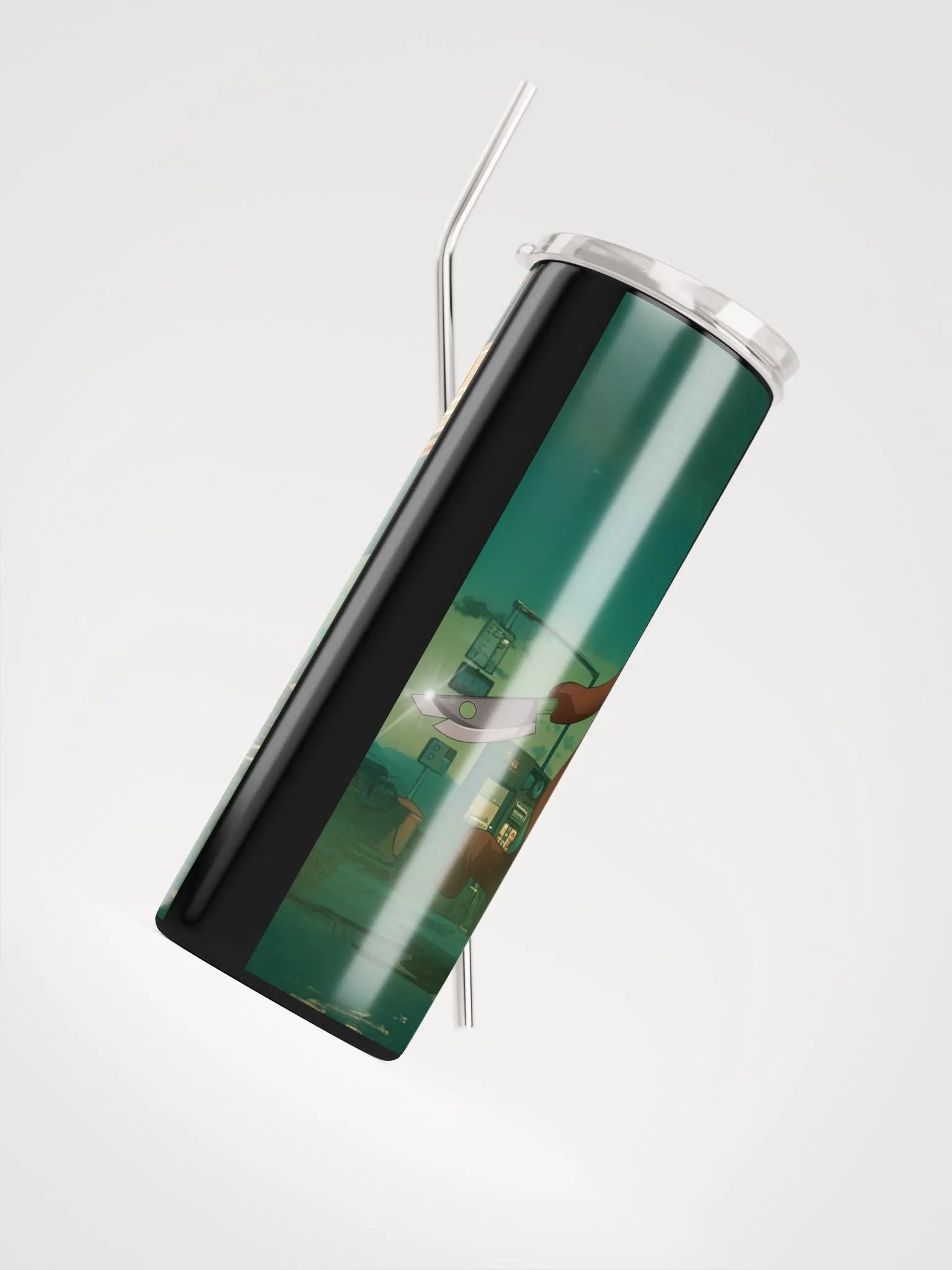 Booty Cheeks -tumbler w/straw product image (4)