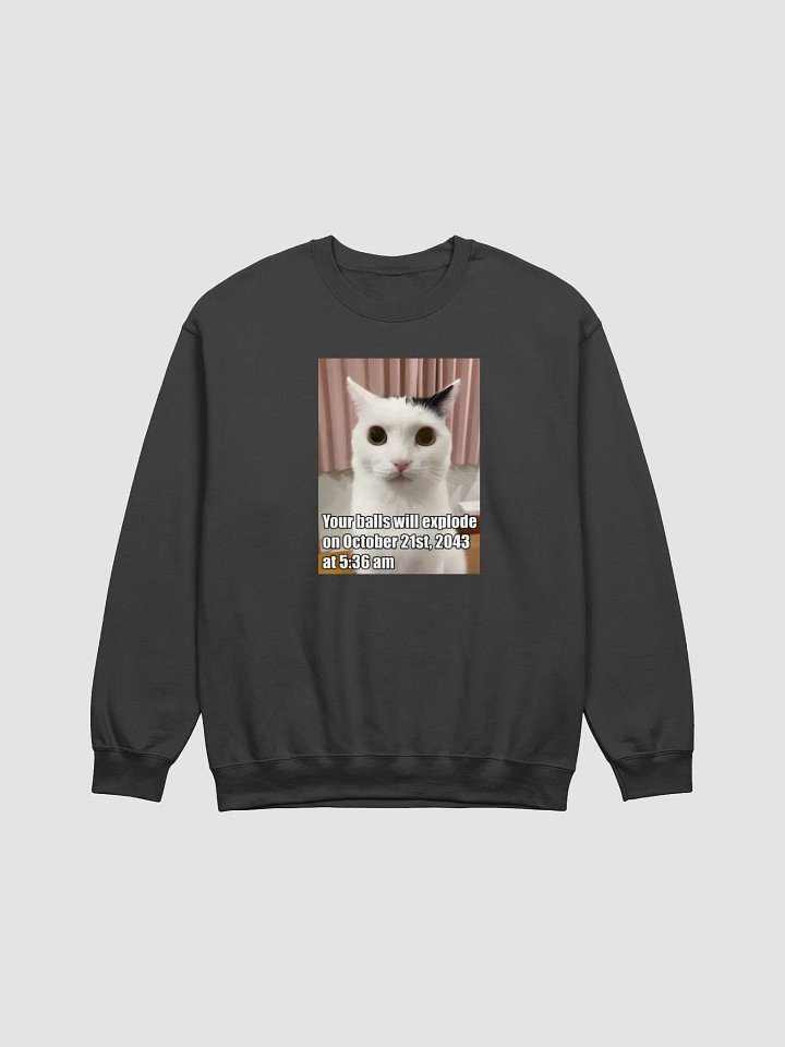 Your Balls Will Explode On October 21st 2043 At 5:36am Sweatshirt product image (1)