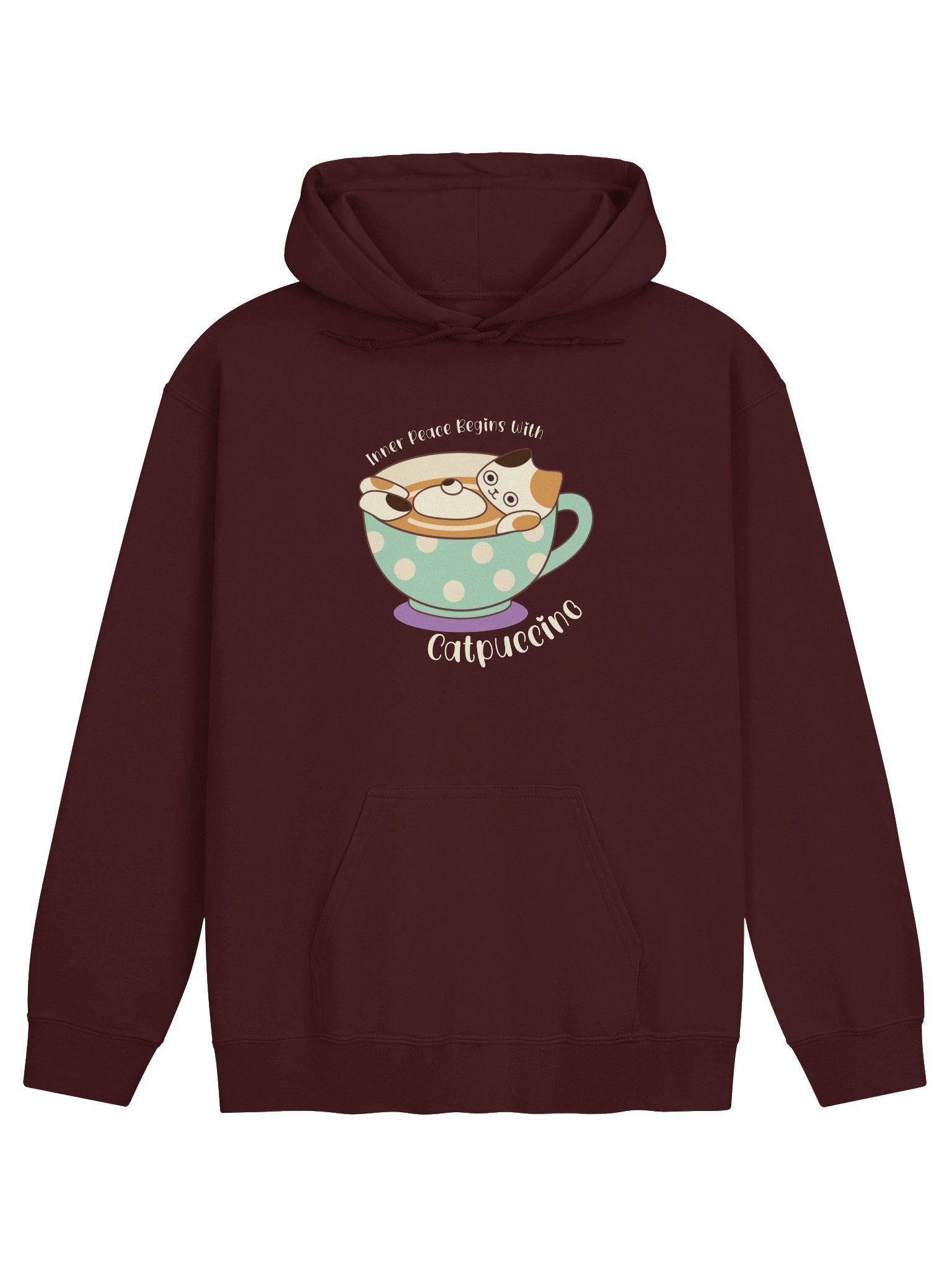 Catpuccino Cat - Unisex Adult Hoodie product image (17)
