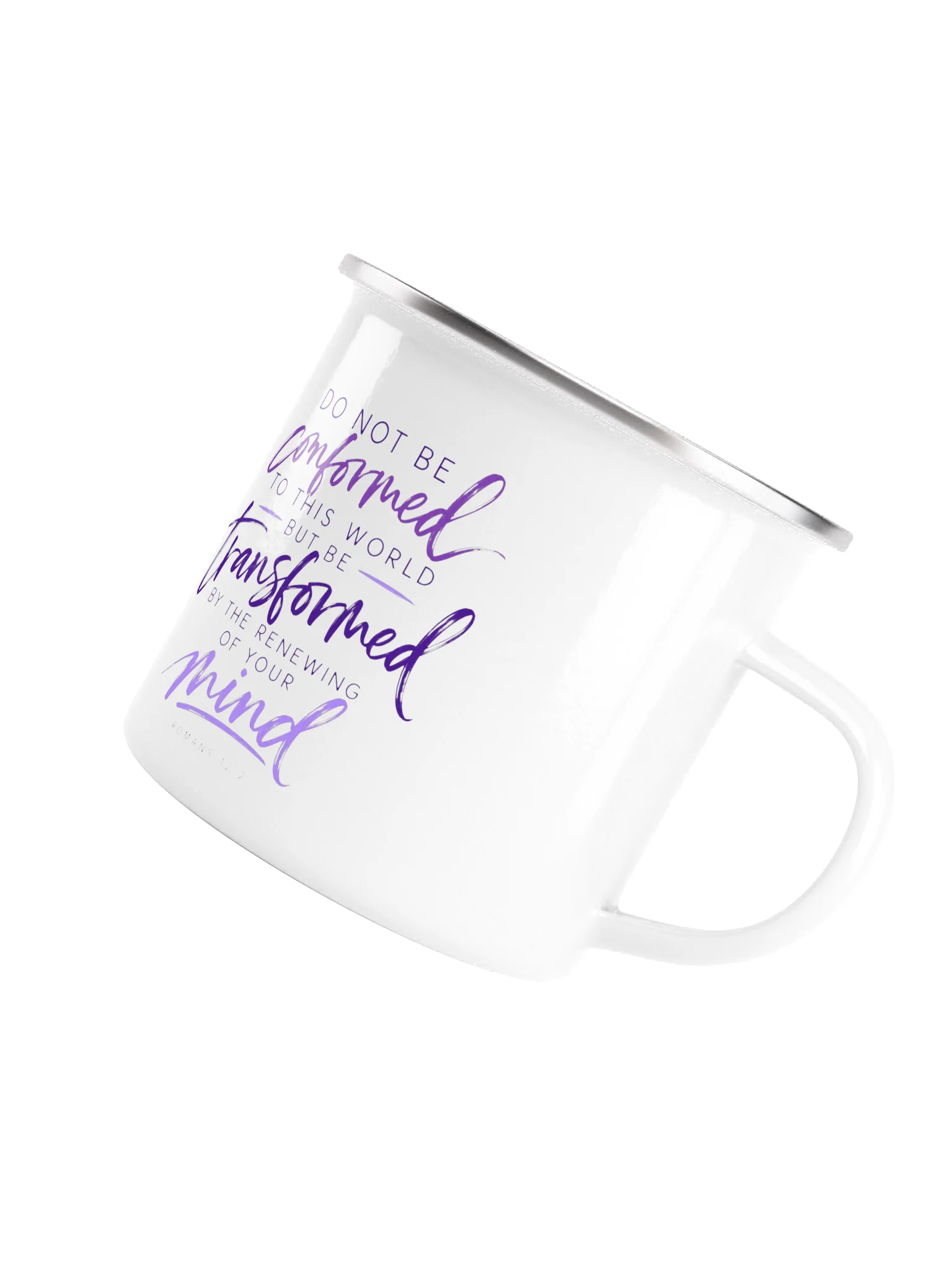 React, Reflect, Respond Enamel Mug product image (5)