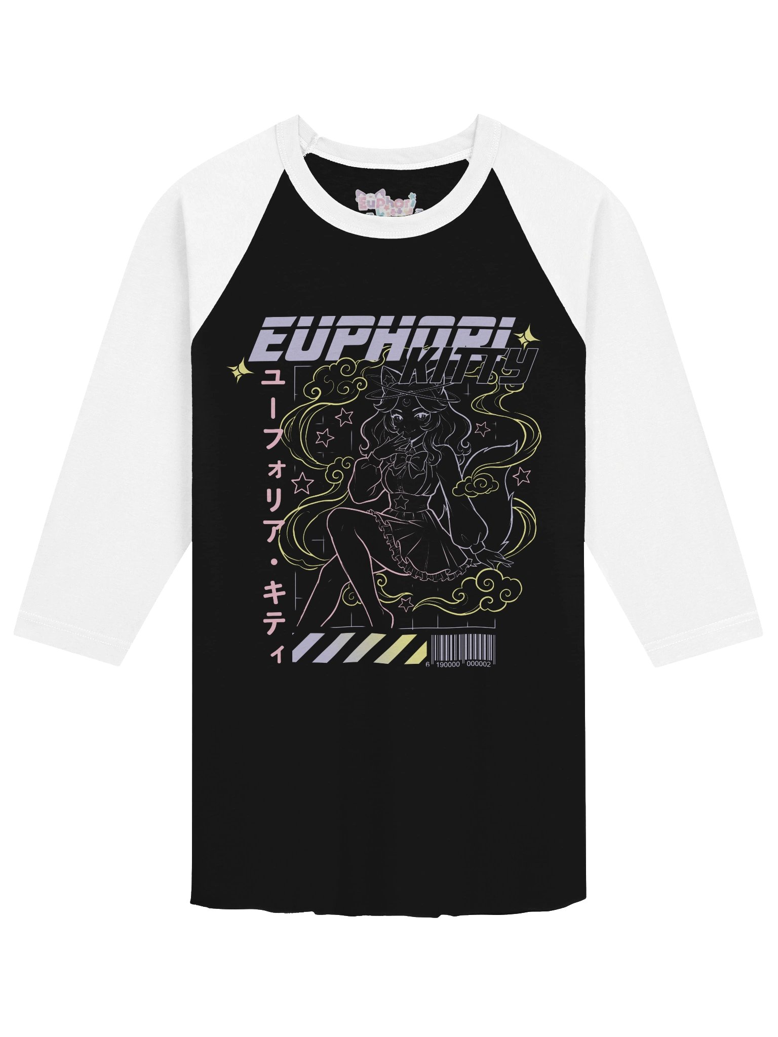 EuphoriKitty "Sparkle" Baseball Tee product image (1)