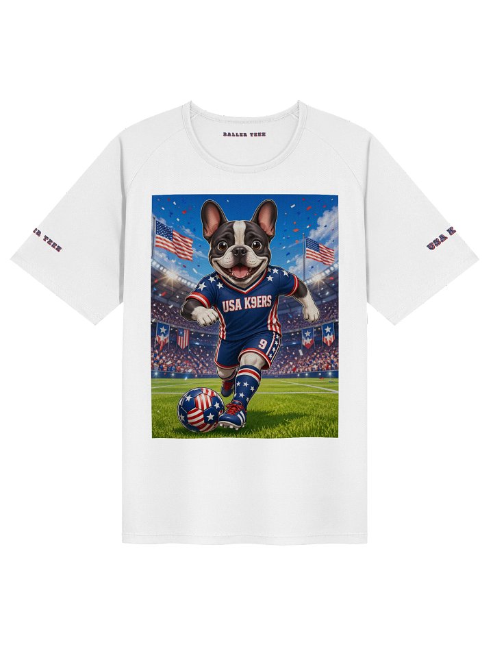 USA K9ERS Soccer French Bulldog Unisex Sports Jersey product image (1)