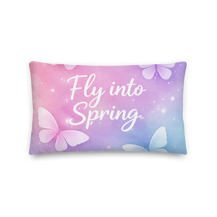 Fly Into Spring Butterfly Decorative Pillow product image (2)