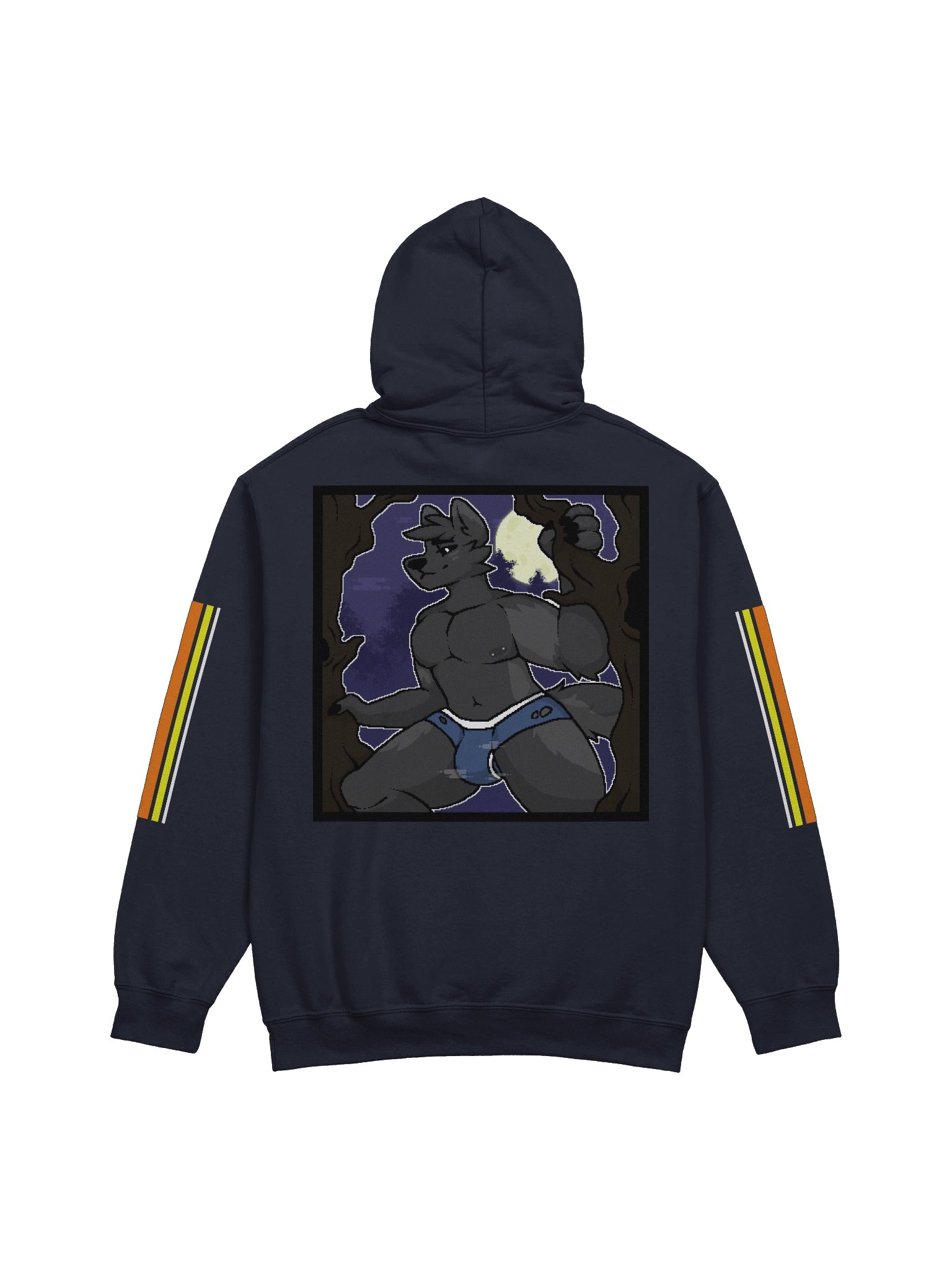 "On The Prowl" Pixel Print Hoodie product image (1)