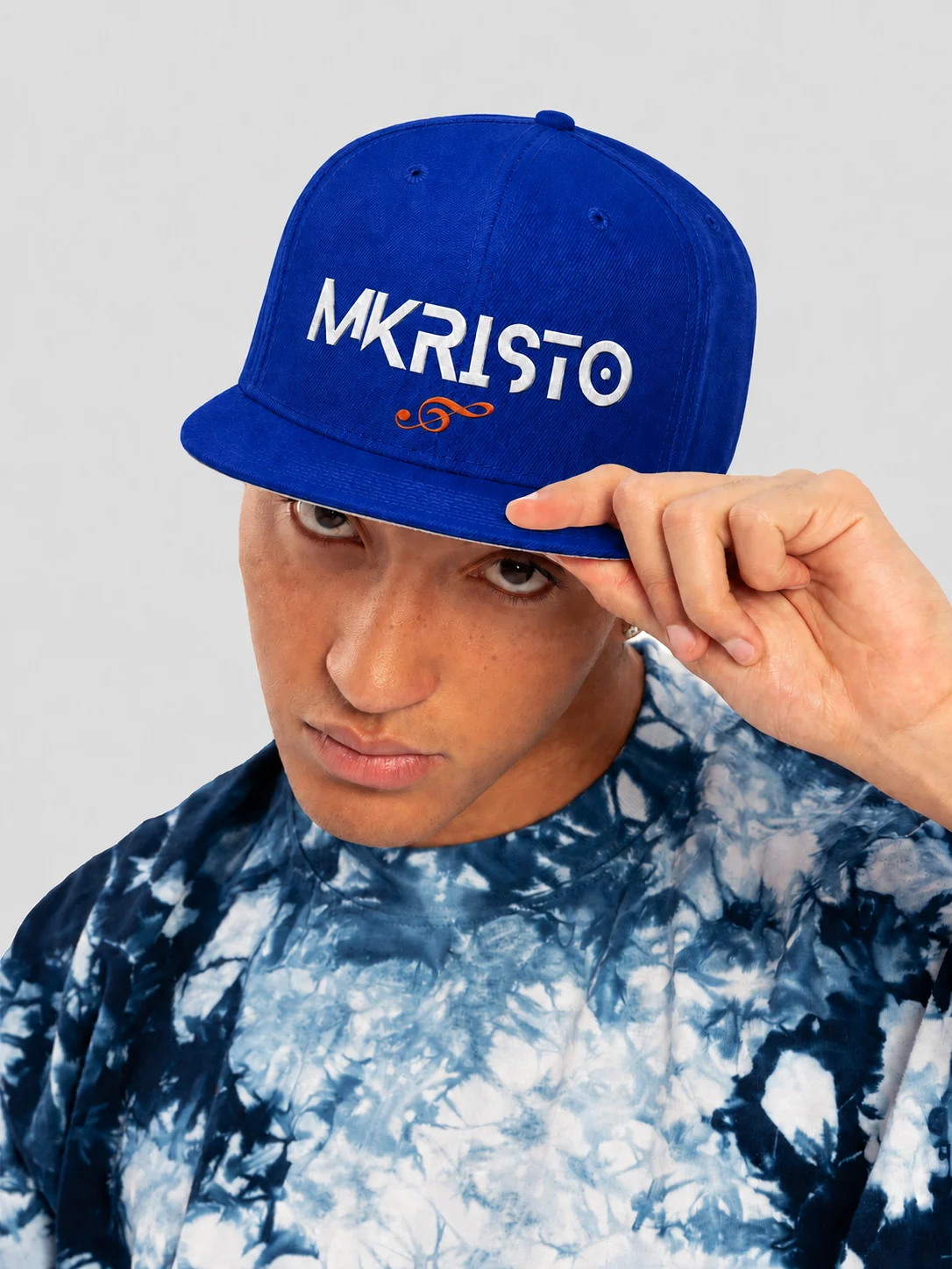Blue Mkristo Logo Snapback Cap product image (2)