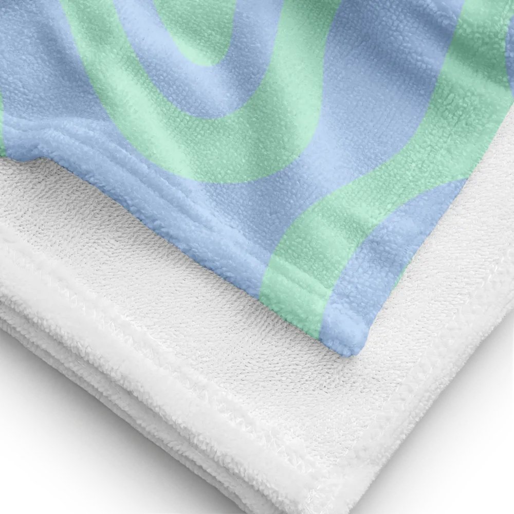 Aqua Camo Waves Towel product image (5)