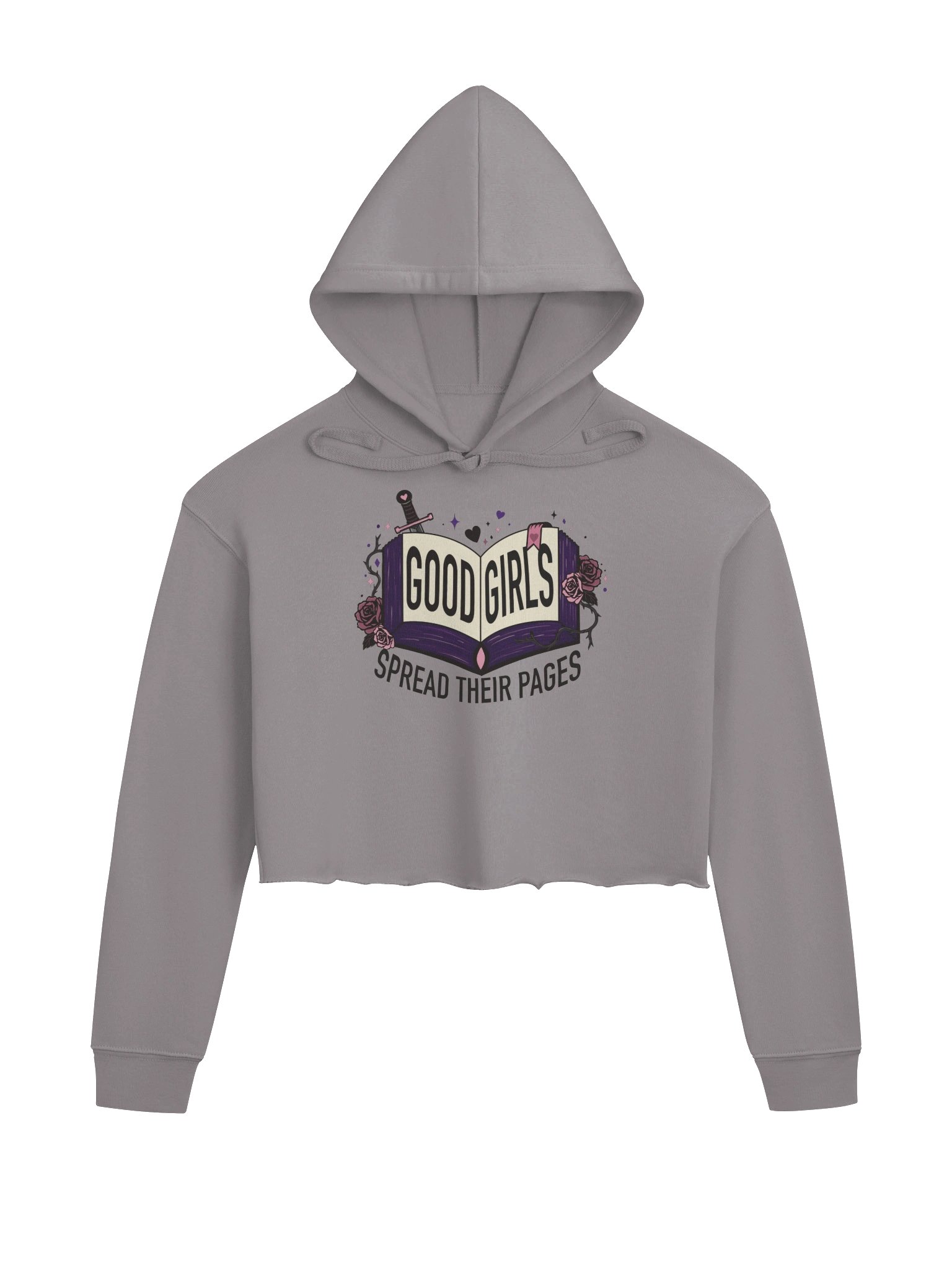 Good Girls Spread Their Pages (Cropped Hoodie) product image (5)