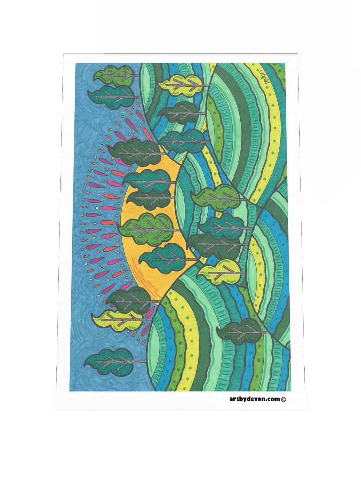 Art Print: Lumpy Hills product image (1)