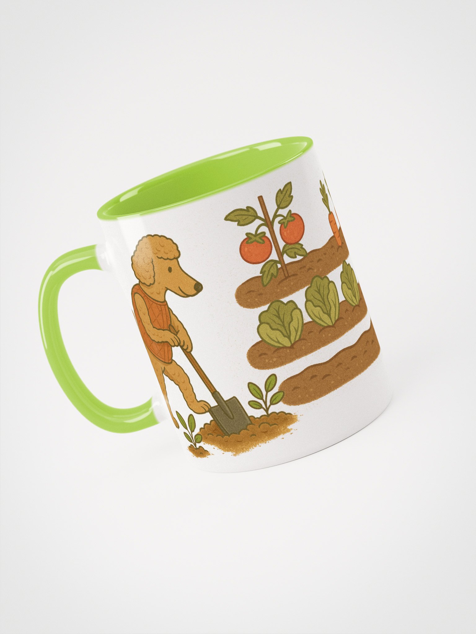 gardening with poodles mug product image (3)