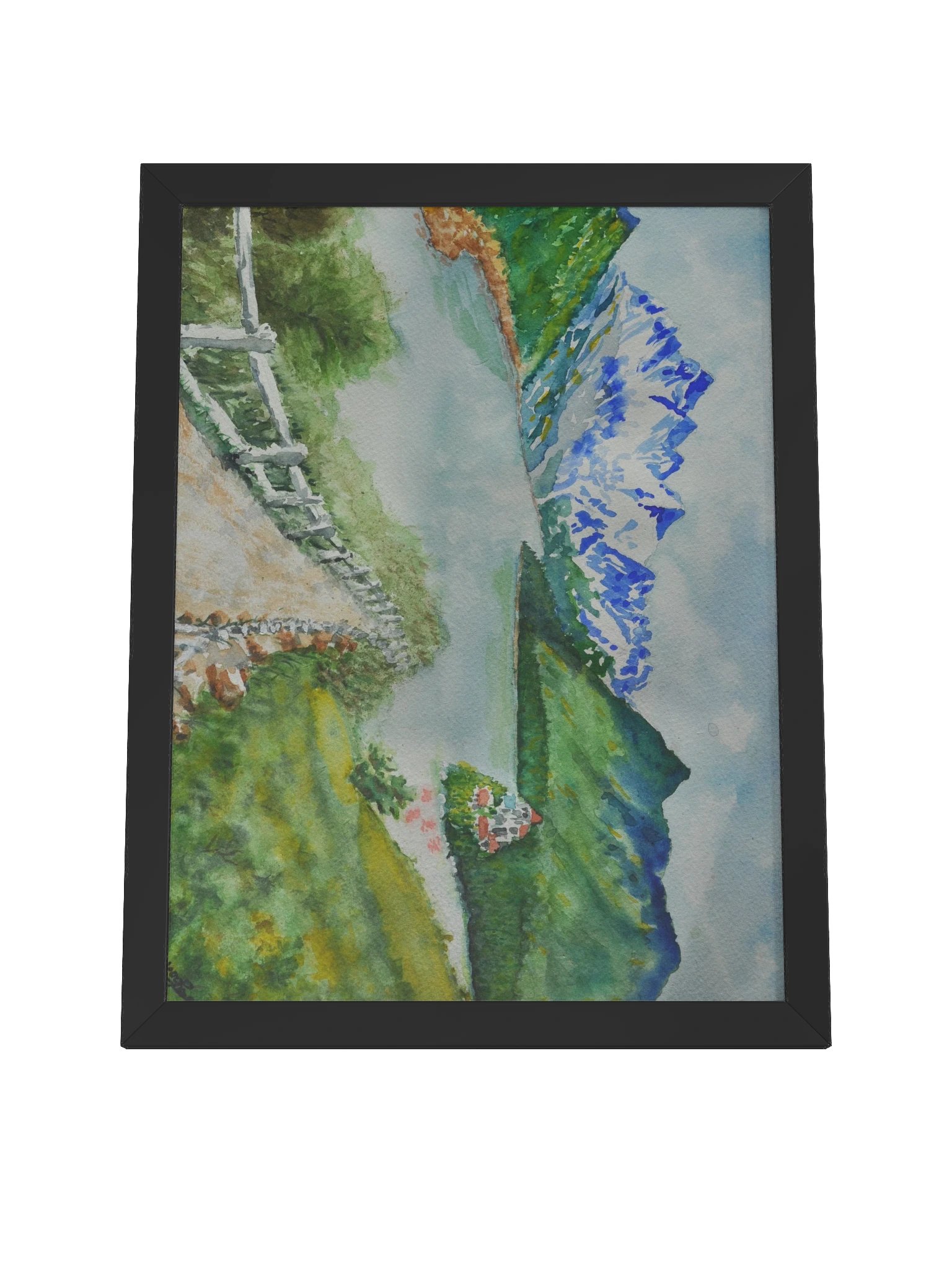 Snowcapped Mountain Over The Alpine Lake product image (4)