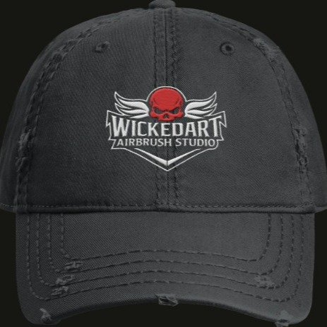 Thought it was time to come up with a new merch design. Available at wickedartairbrushstudio.com if you're interested!