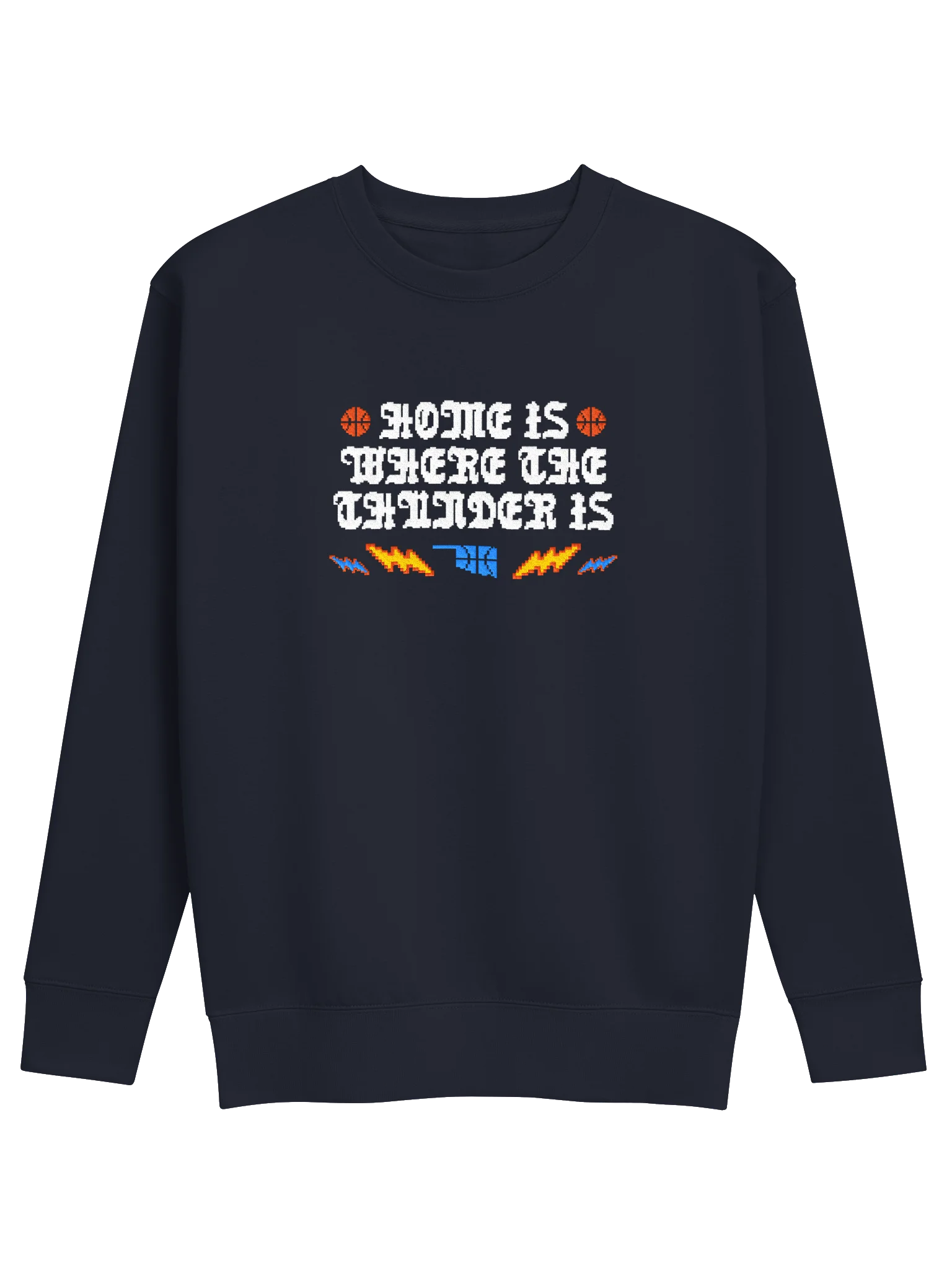 Home Is Where the Thunder Is Embroidered Sweater product image (1)