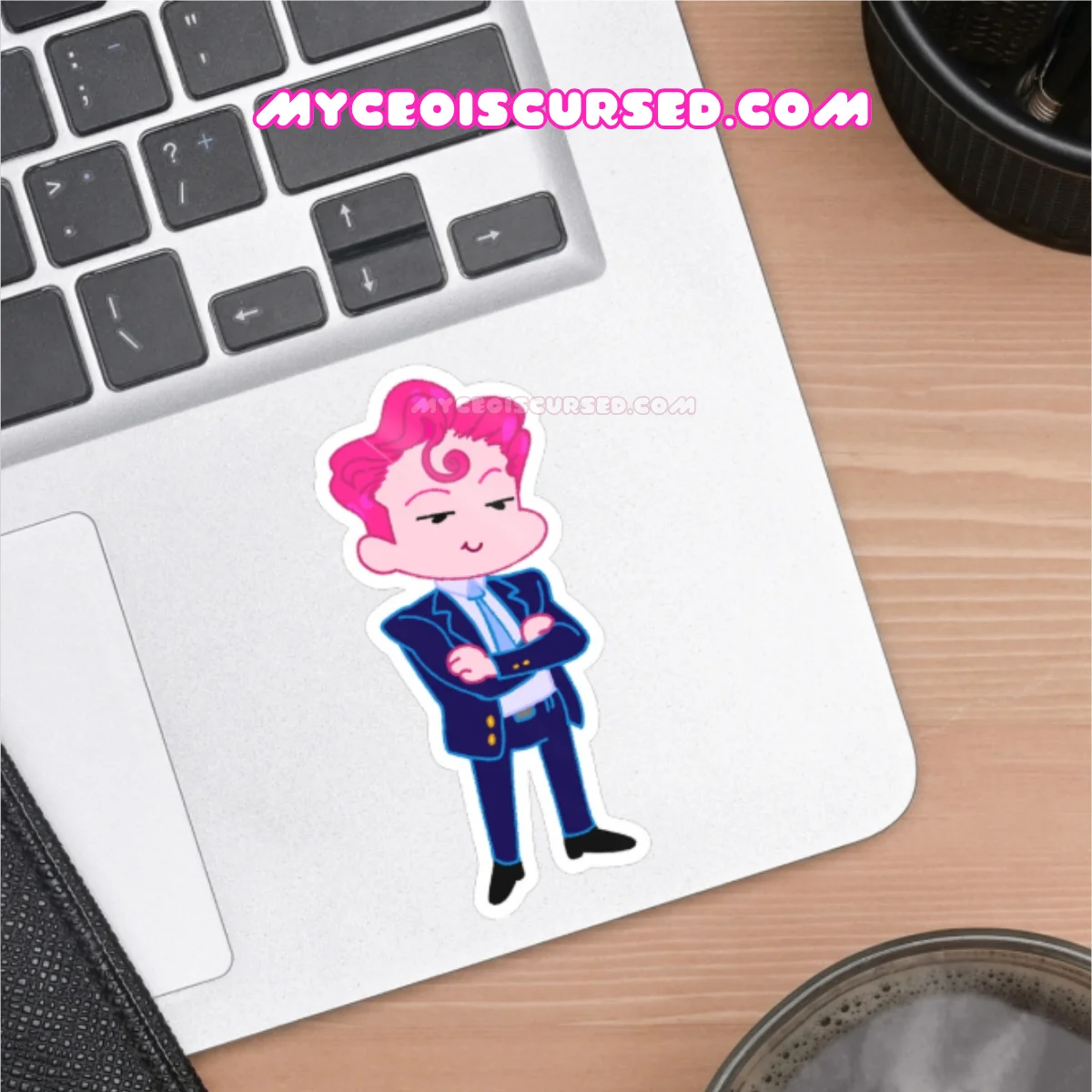 Cursed CEO - Glossy Sticker 💗 product image (2)