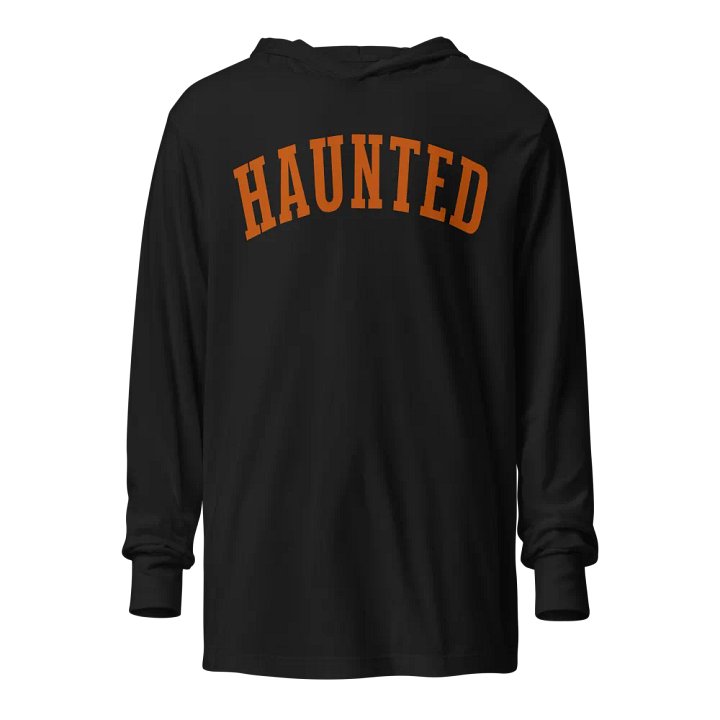 Haunted University Hooded Long Sleeve Tee product image (1)