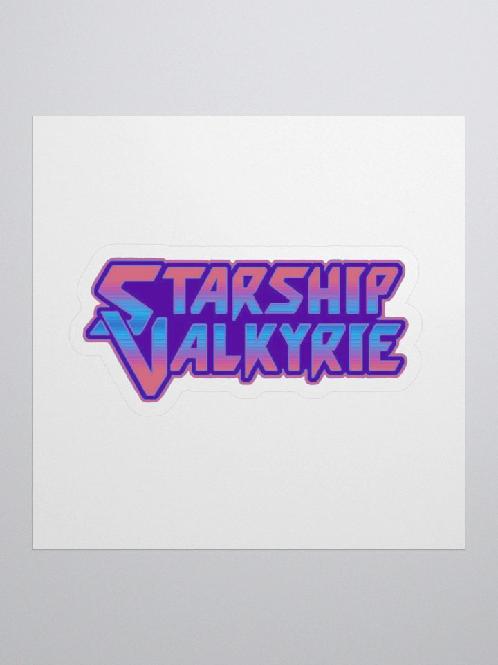 Starship Valkyrie Bi Pride SSV Logo Sticker product image (1)