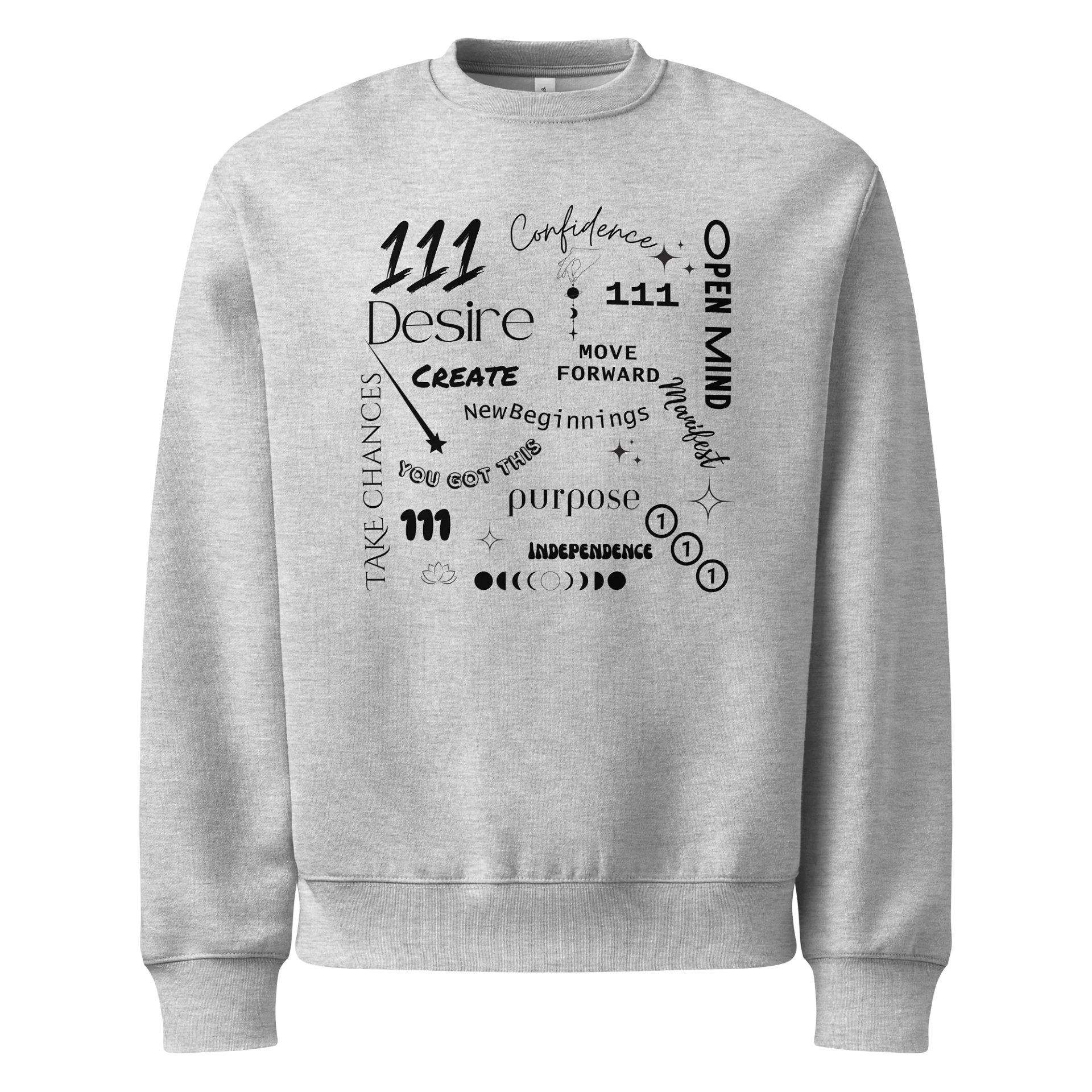 111 Angel Number Oversized Sweatshirt product image (3)