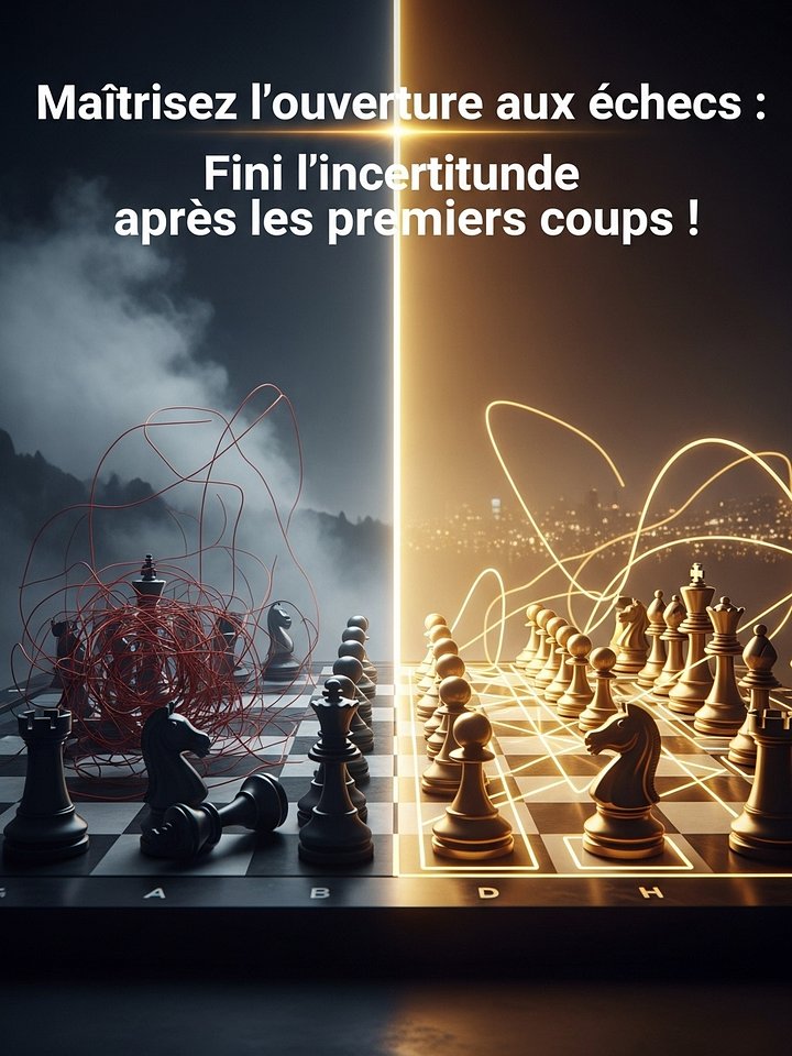 Maîtrisez l'ouverture aux échecs : Fini l'incertitude après les premiers coups ! product image (1)