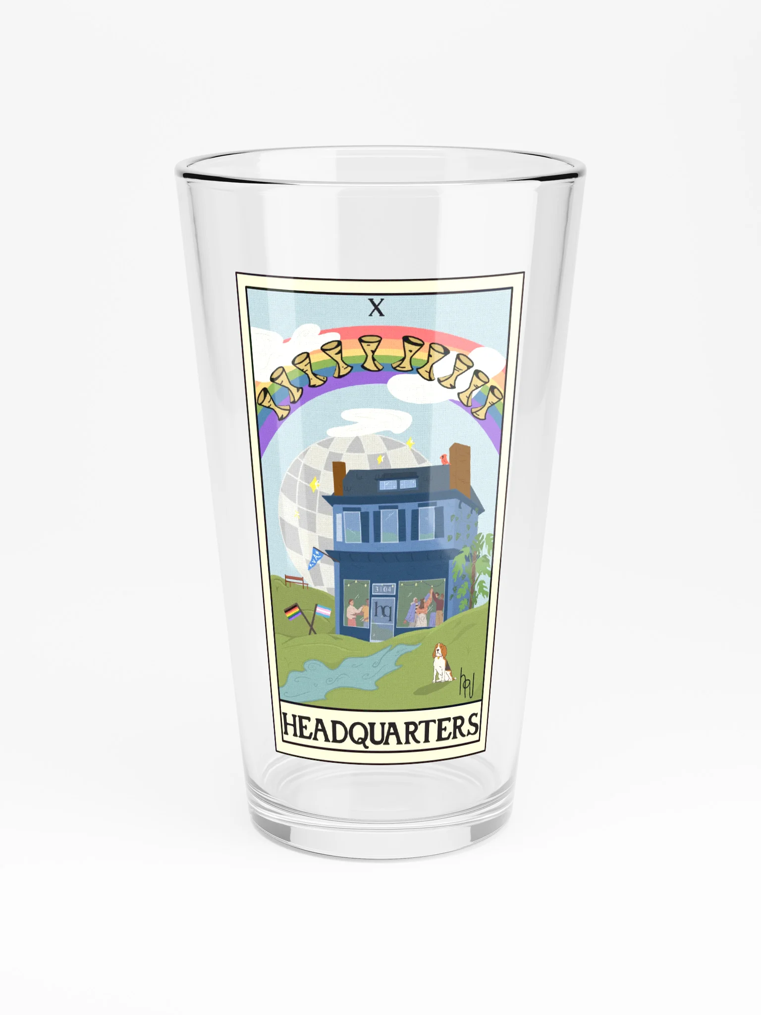 Headquarters x Ten Of Cups Pint product image (3)
