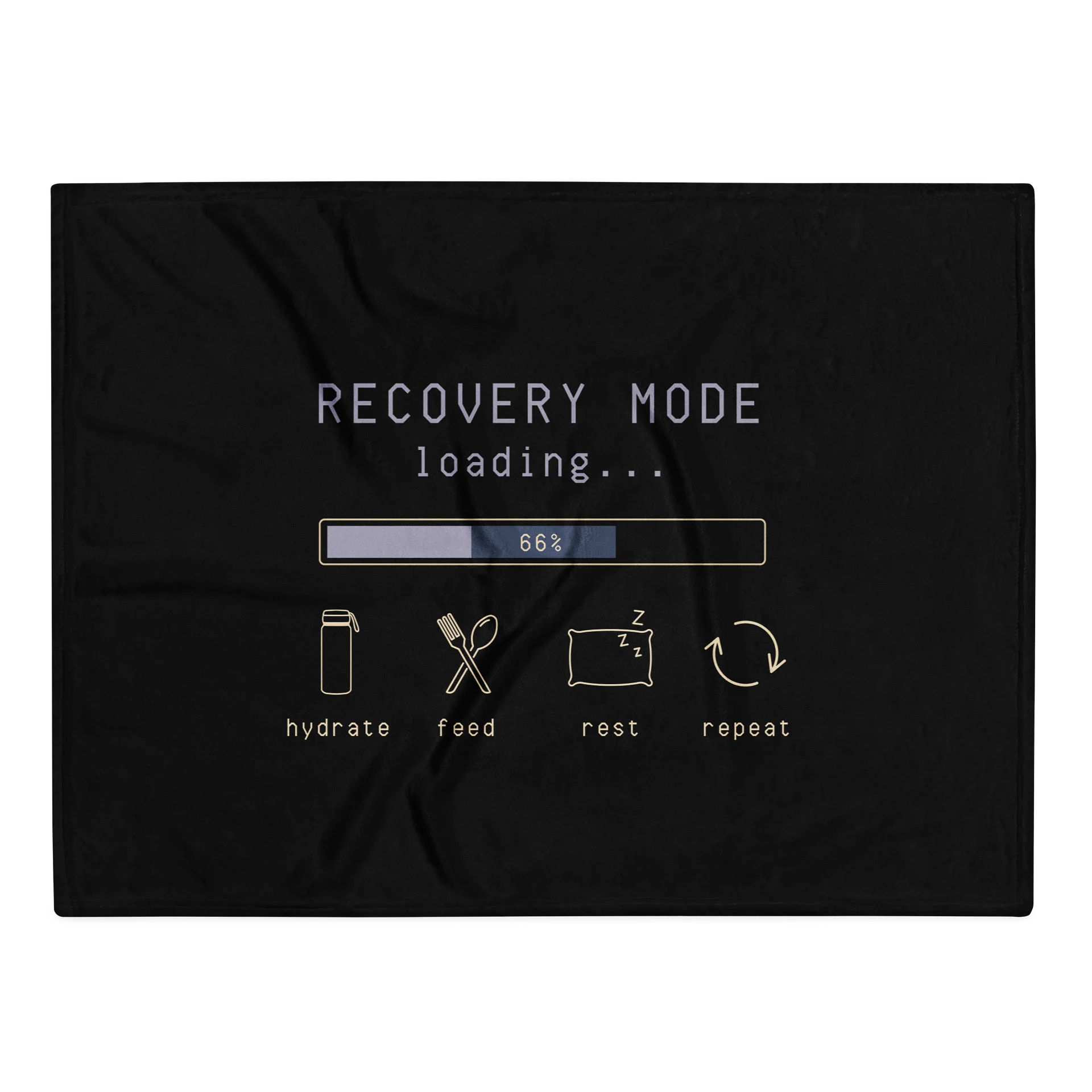 Recovery Mode Loading Blanket | Chronic Illness Recovery & Spoonie Throw product image (1)