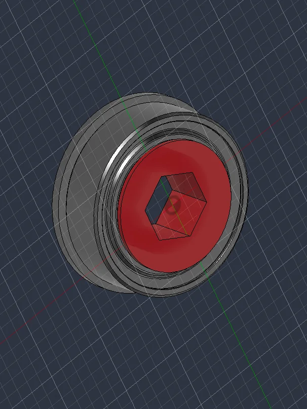 8mm ID Bearing to 5mm Hex Shaft Adapter product image (2)